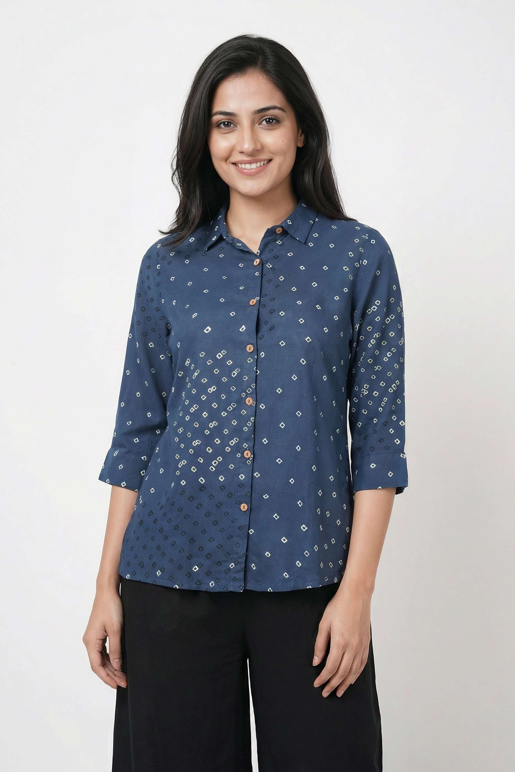 Bandhani-Rayon-Collared-Women-s-Tunic