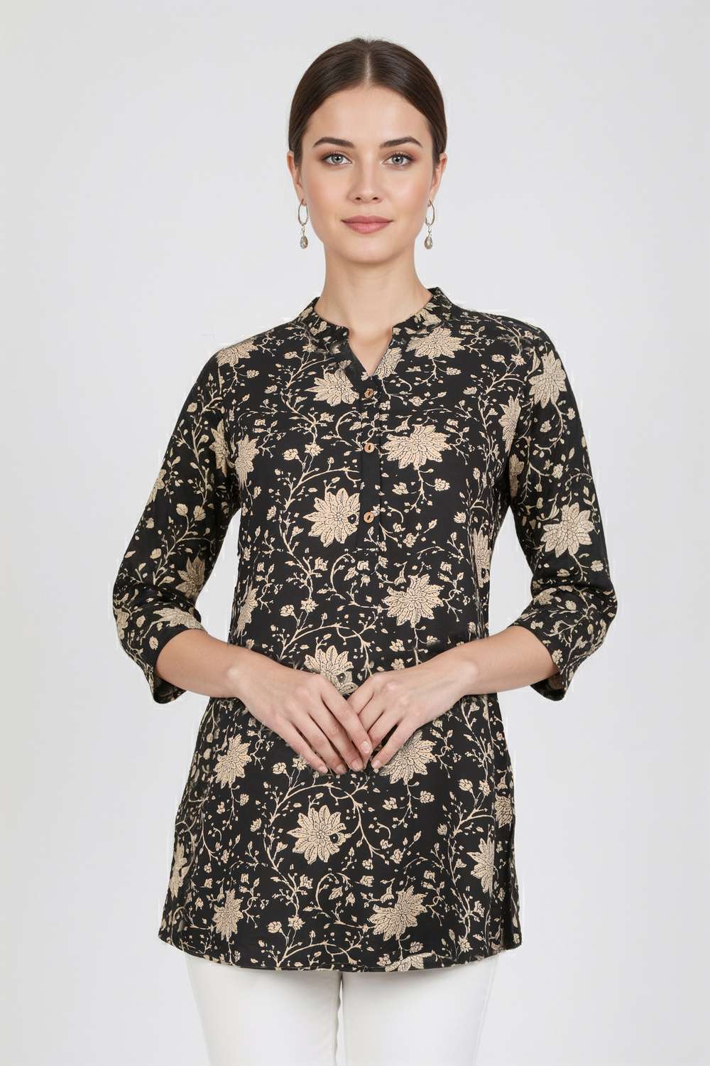 Printed-Rayon-Henley-Women-s-Tunic