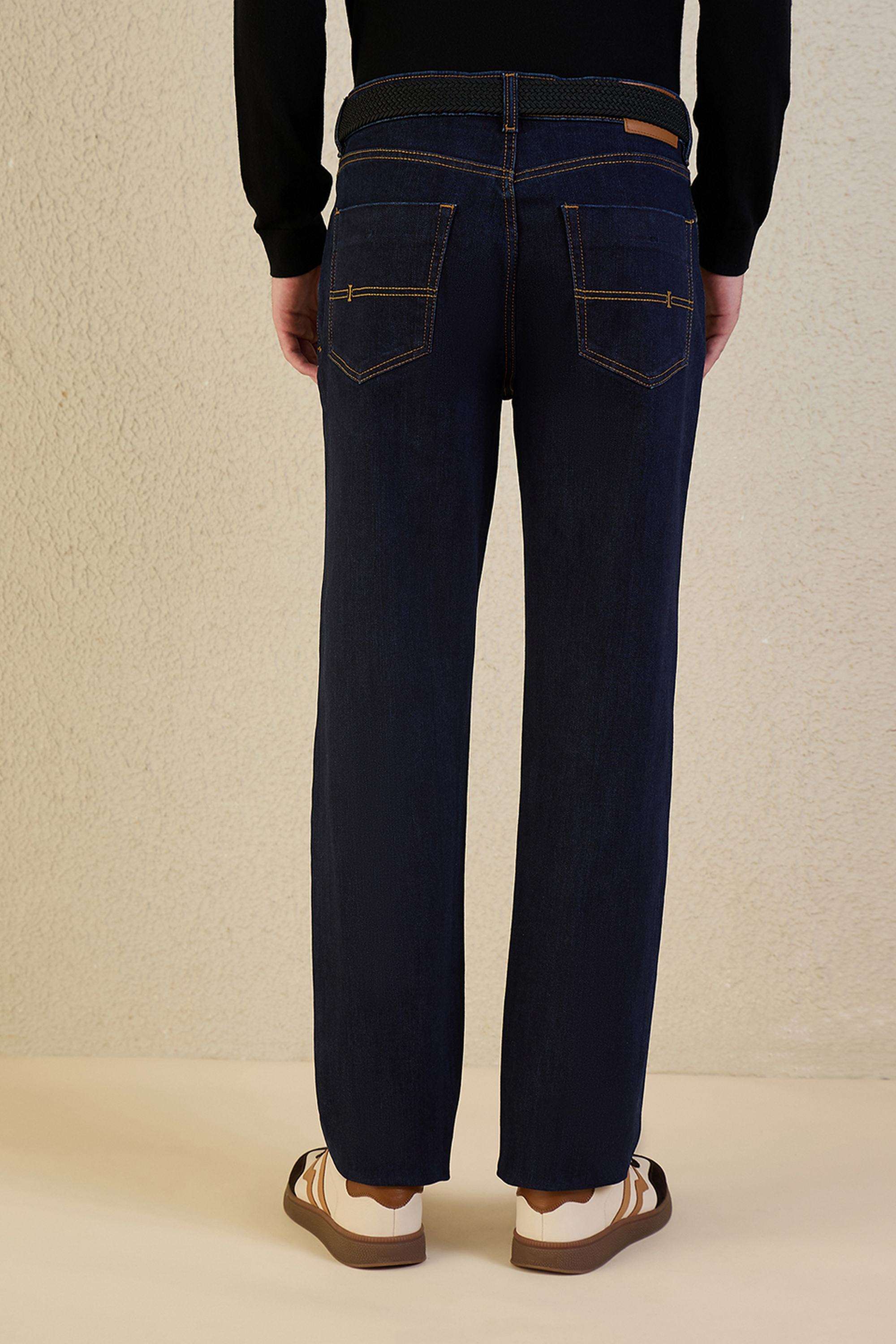 Solid-Cotton-Regular-Fit-Men-s-Jeans