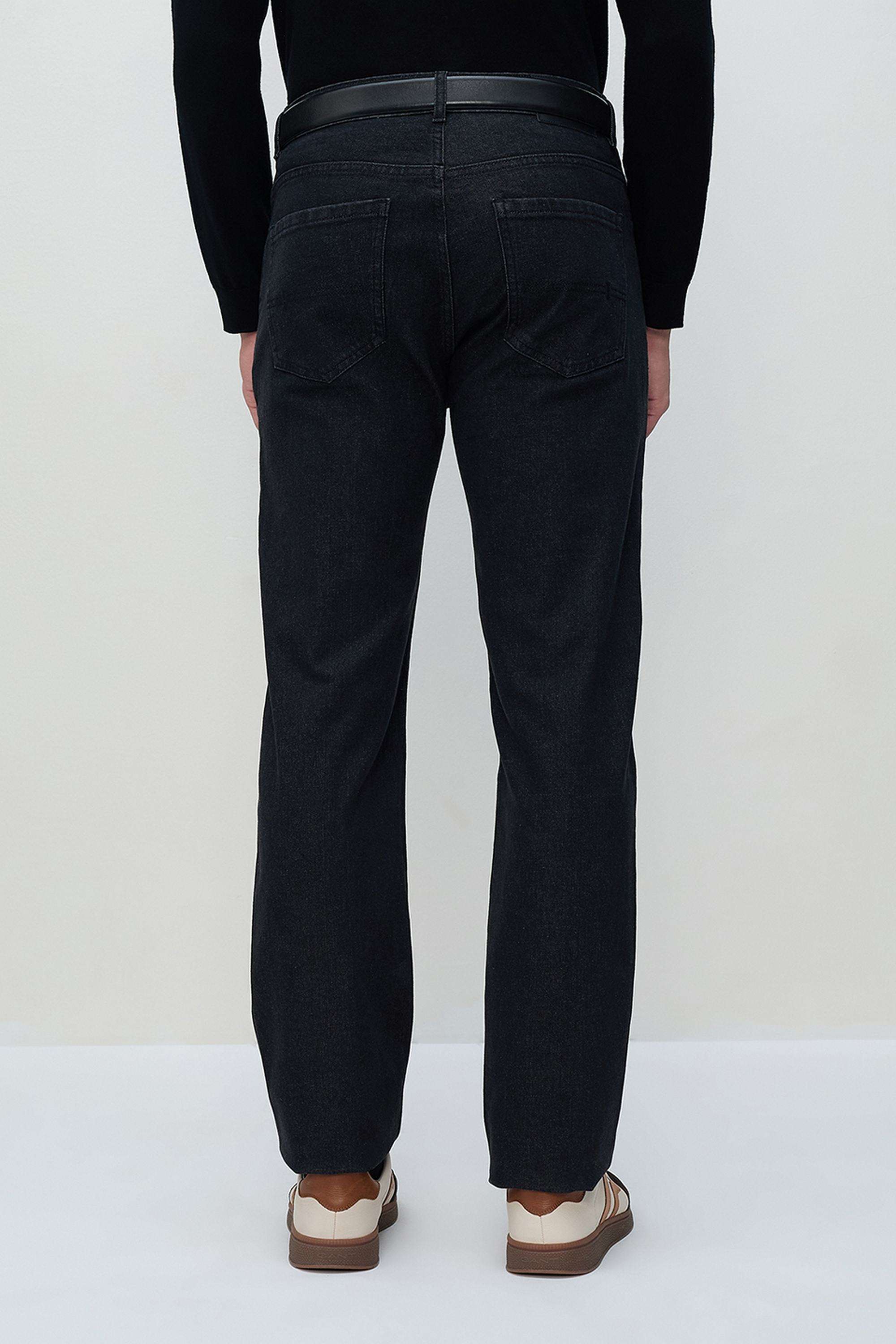Solid-Cotton-Blend-Regular-Fit-Men-s-Jeans