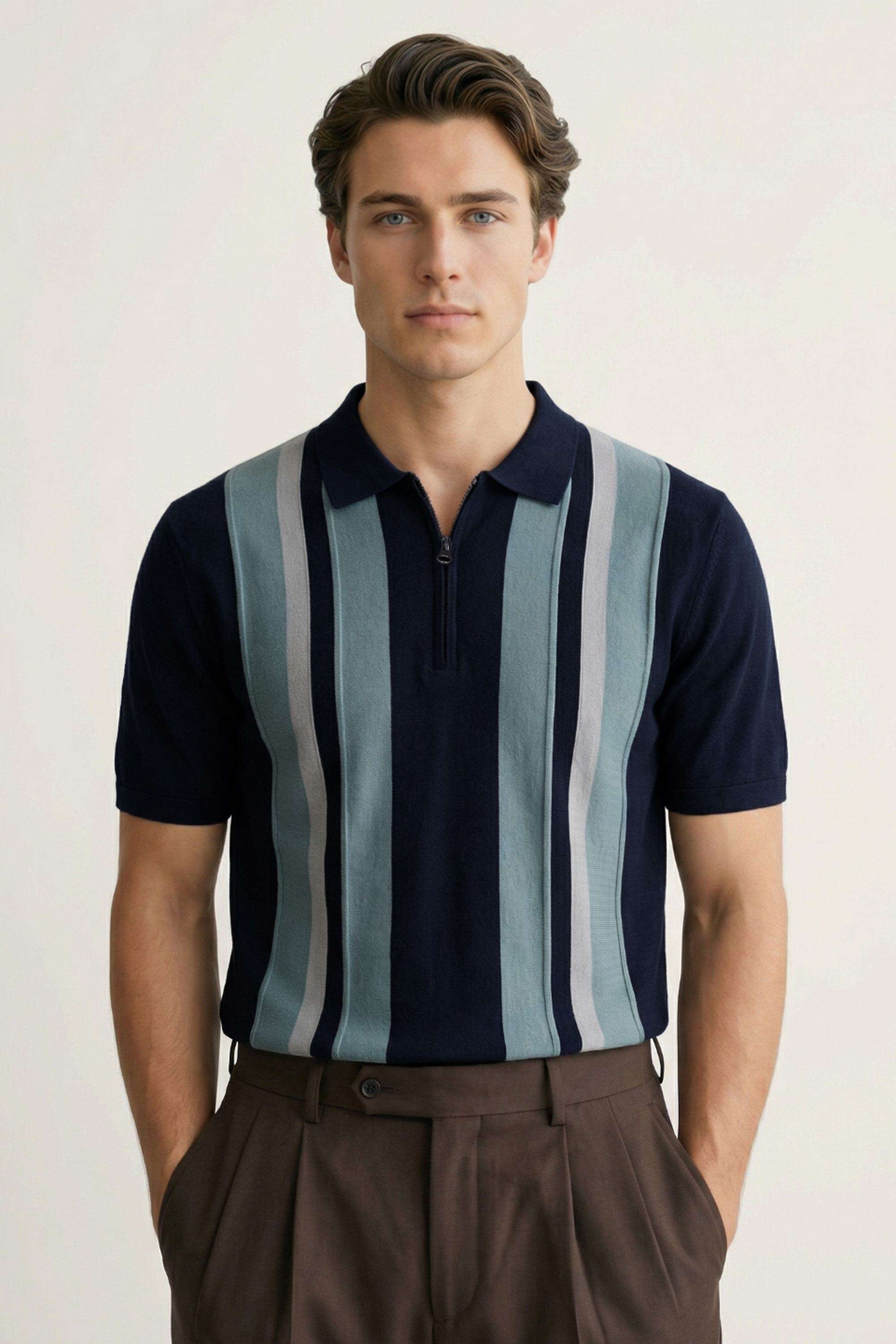 Stripes-Cotton-Polo-Men-s-T-Shirt