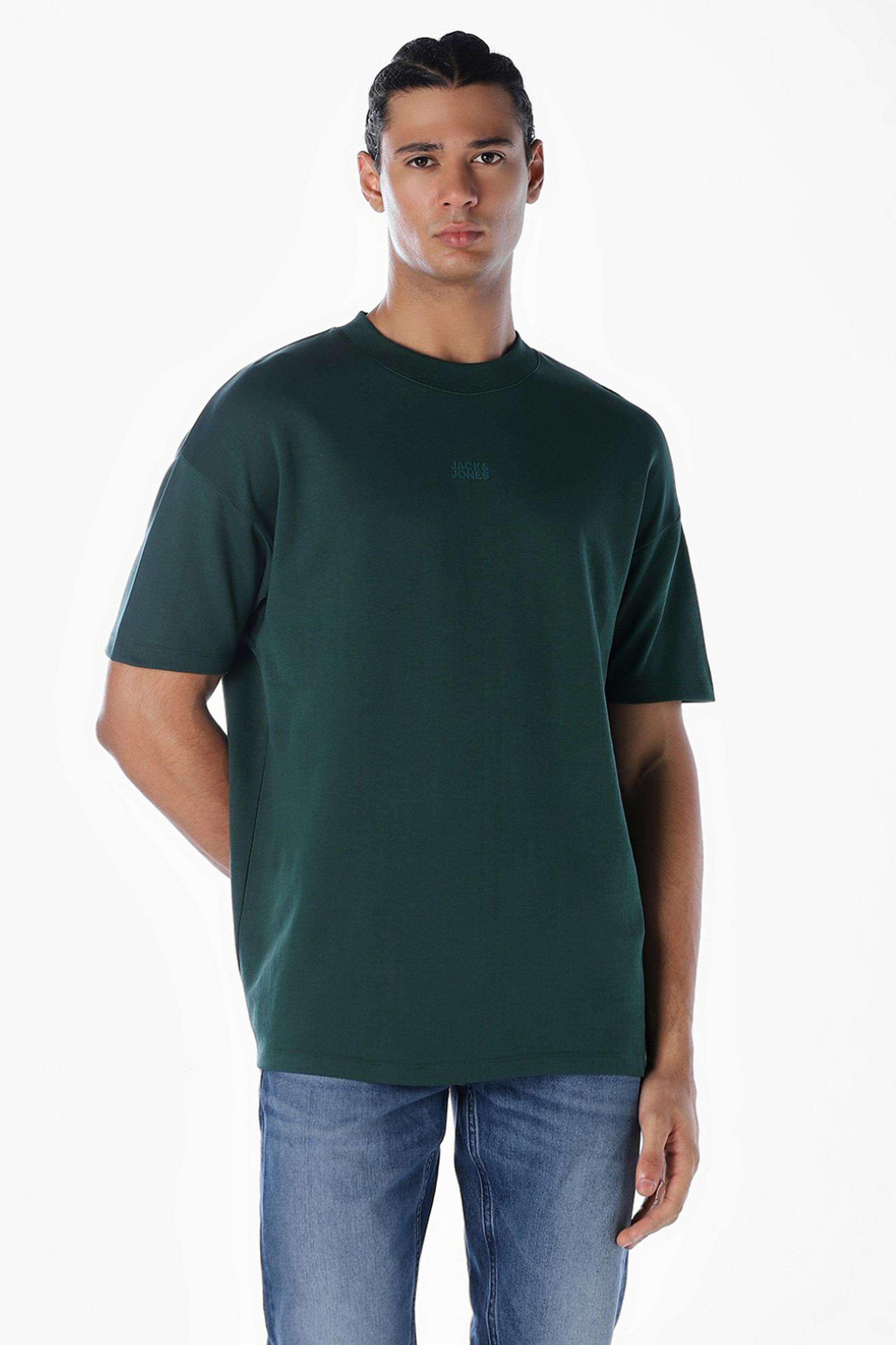 Solid-Cotton-Slim-Fit-Men-s-T-Shirt