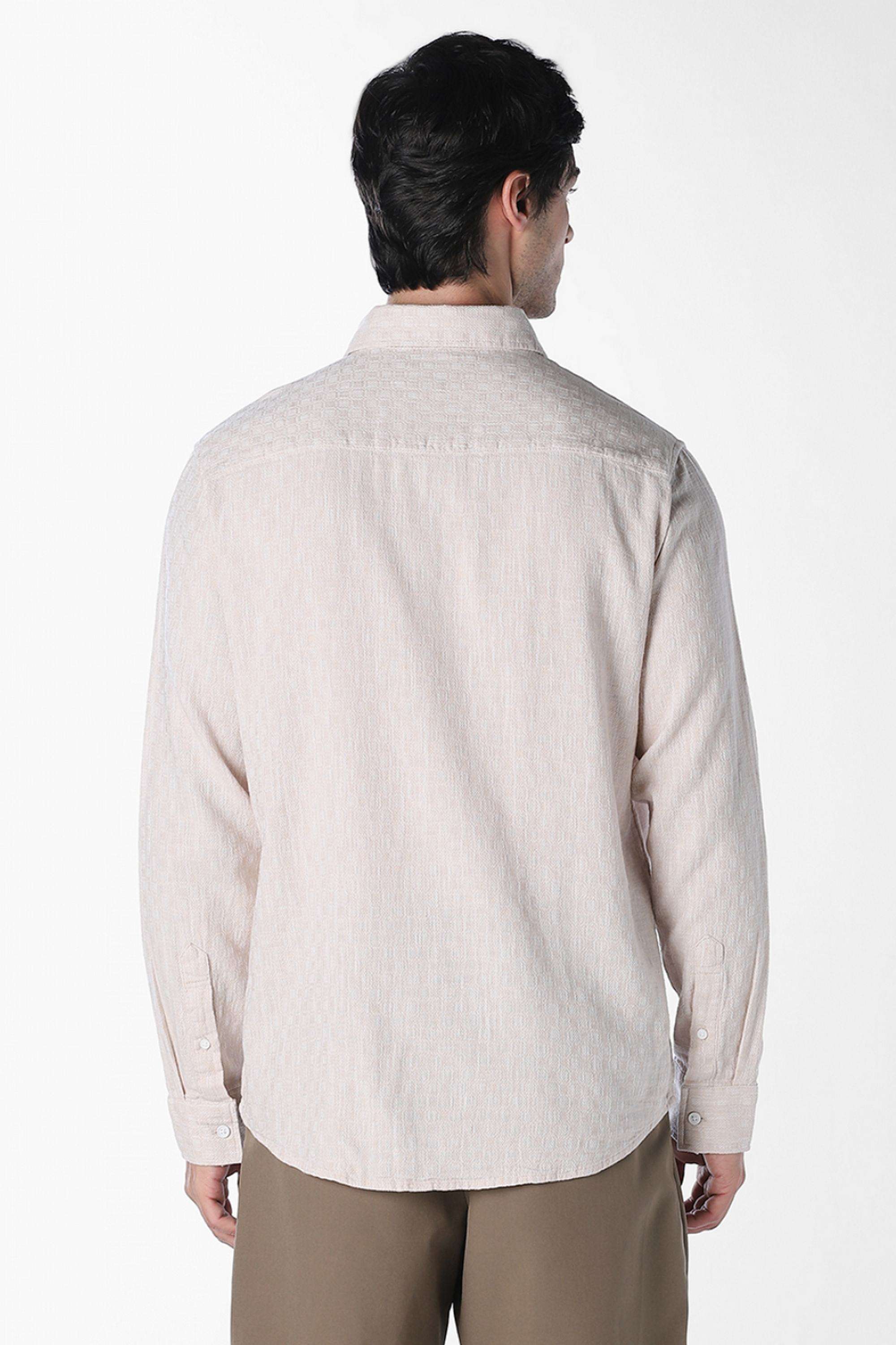 Solid-Cotton-Regular-Fit-Men-s-Casual-Shirt