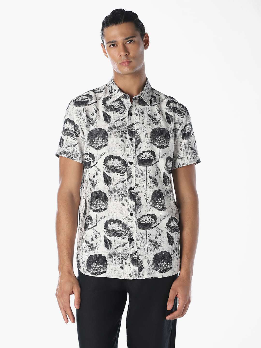 Solid-Cotton-Regular-Fit-Men-s-Shirt