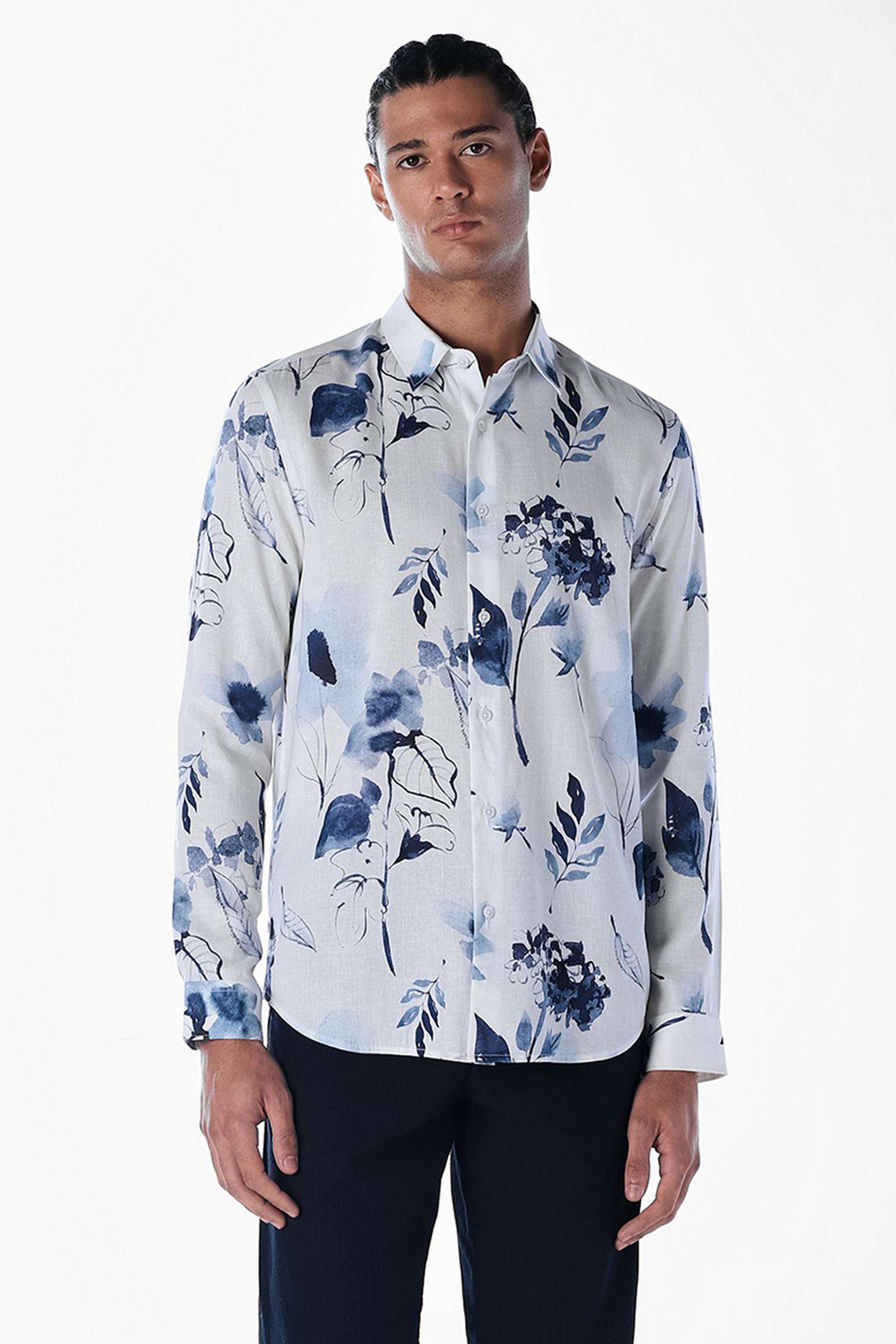 Printed-Cotton-Slim-Fit-Men-s-Casual-Wear-Shirt