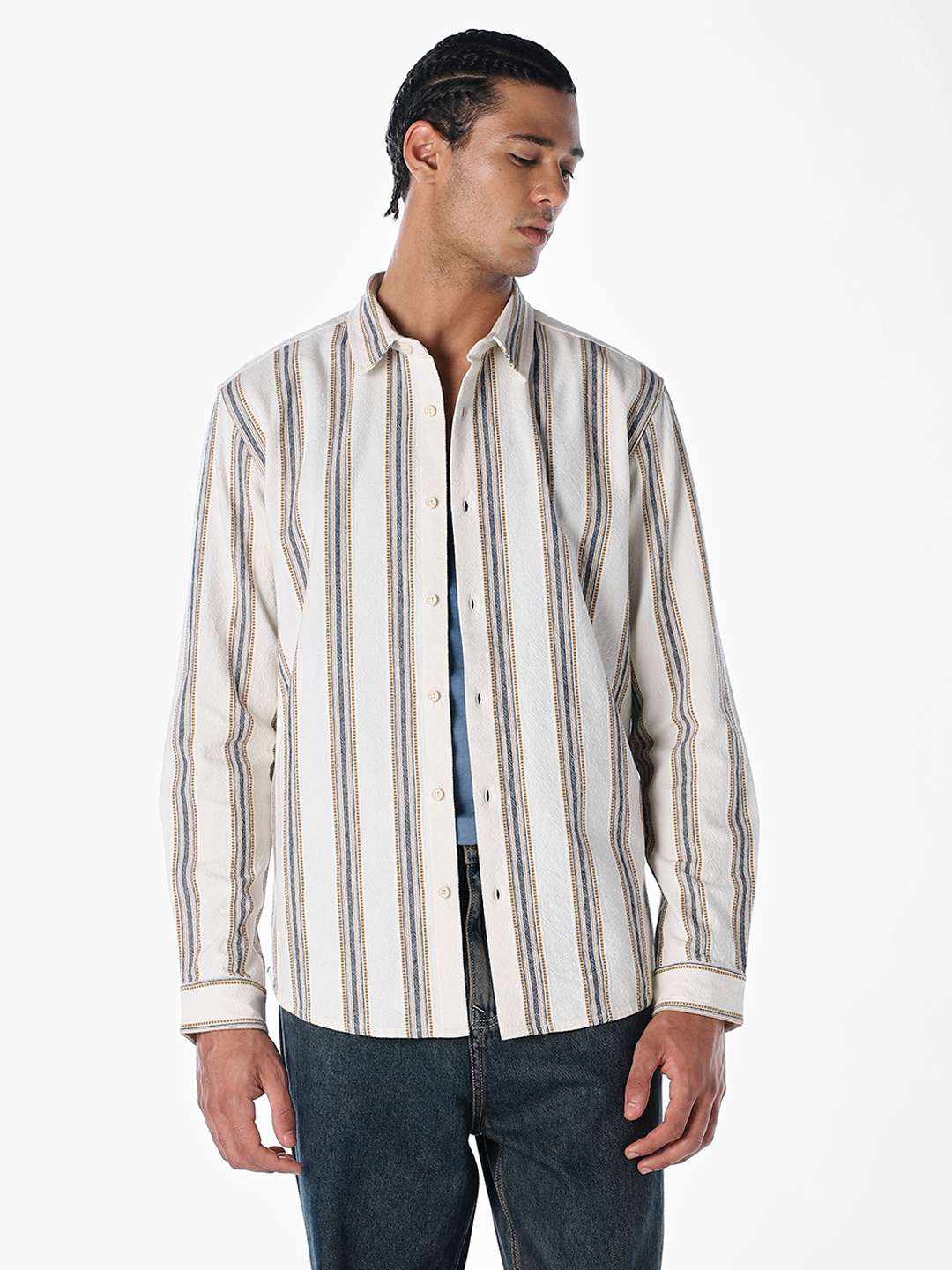Stripes-Cotton-Regular-Fit-Men-s-Shirt