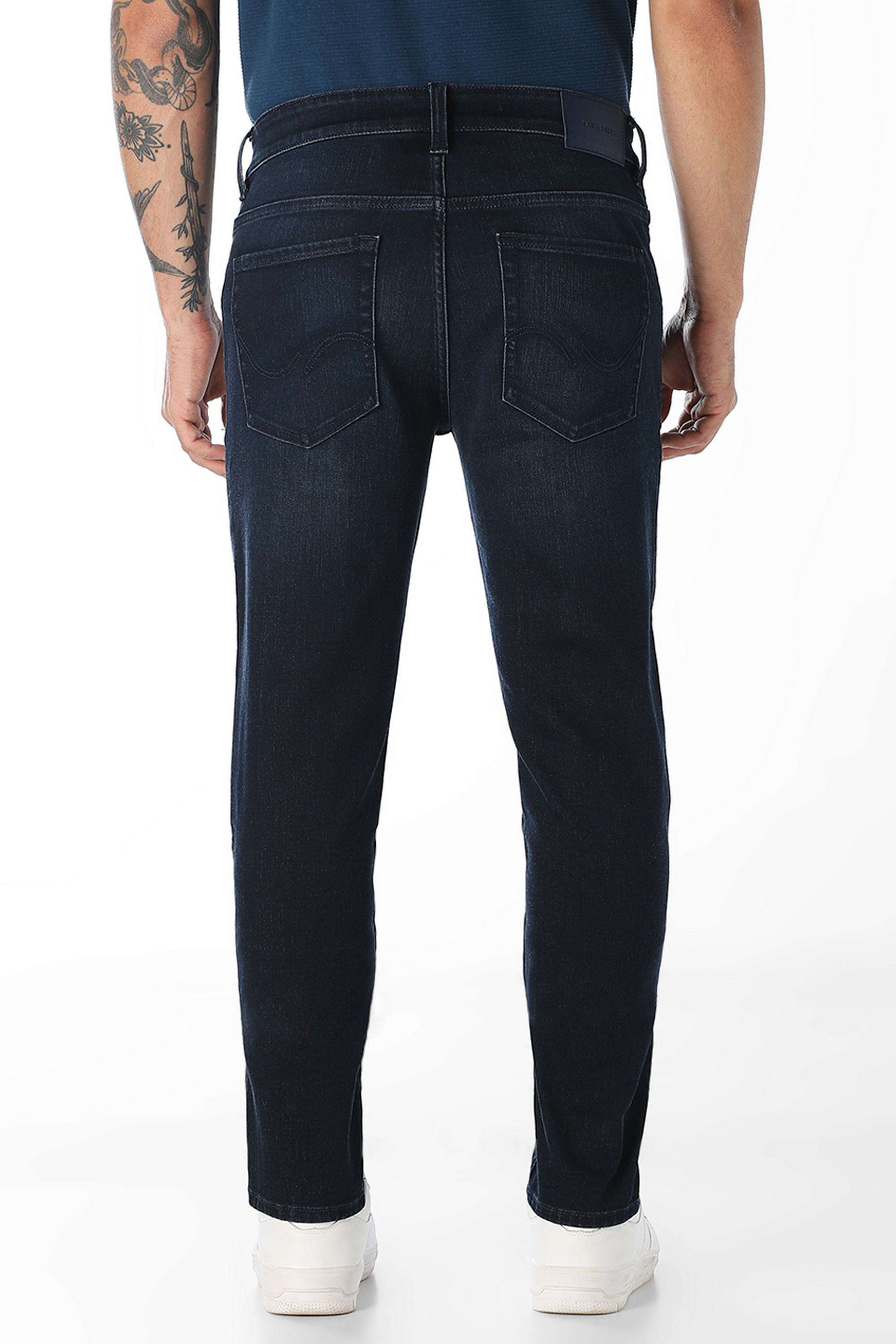 Solid-Cotton-Skinny-Fit-Men-s-Jeans