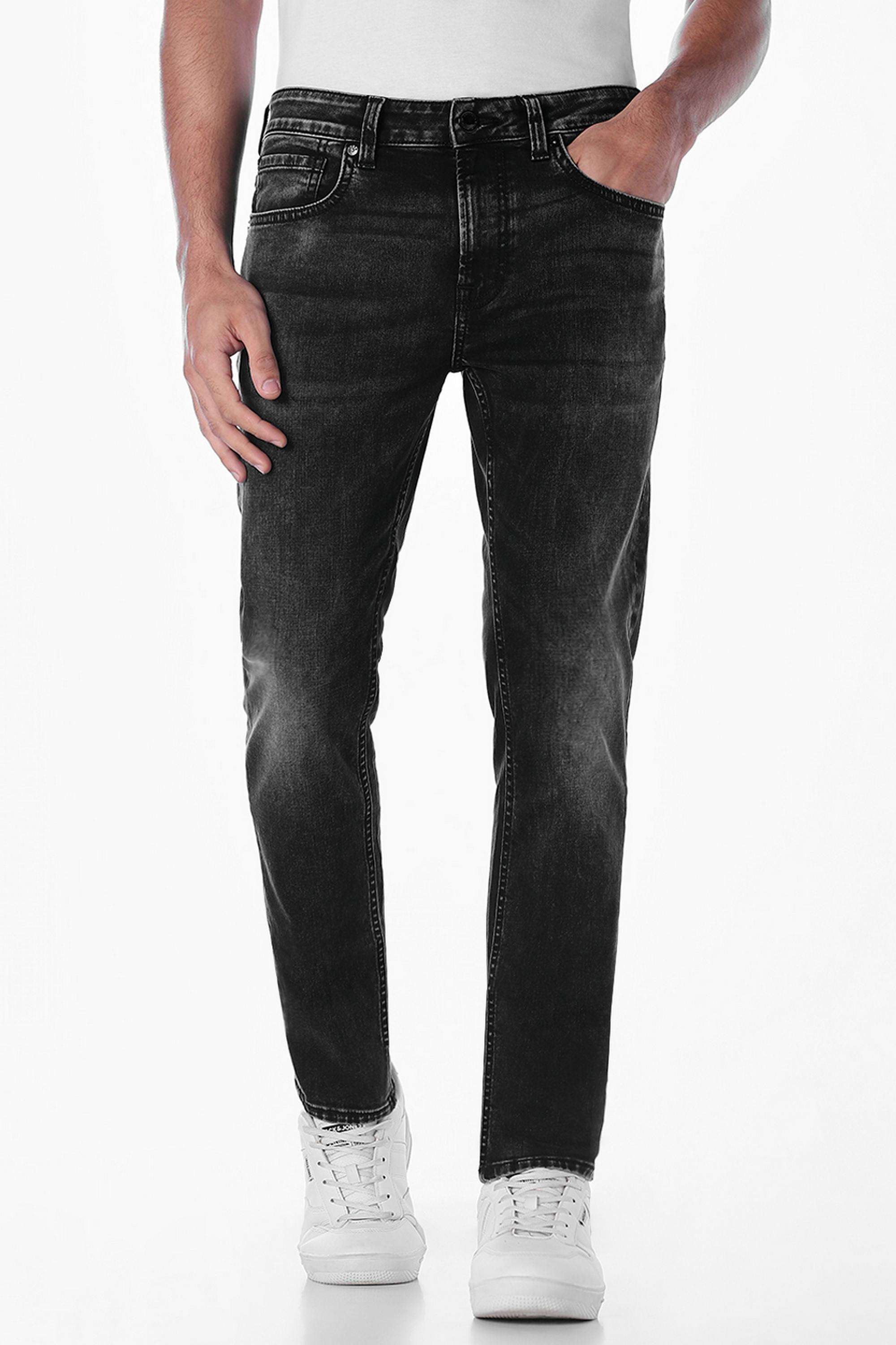 Light-Wash-Cotton-Skinny-Fit-Men-s-Jeans