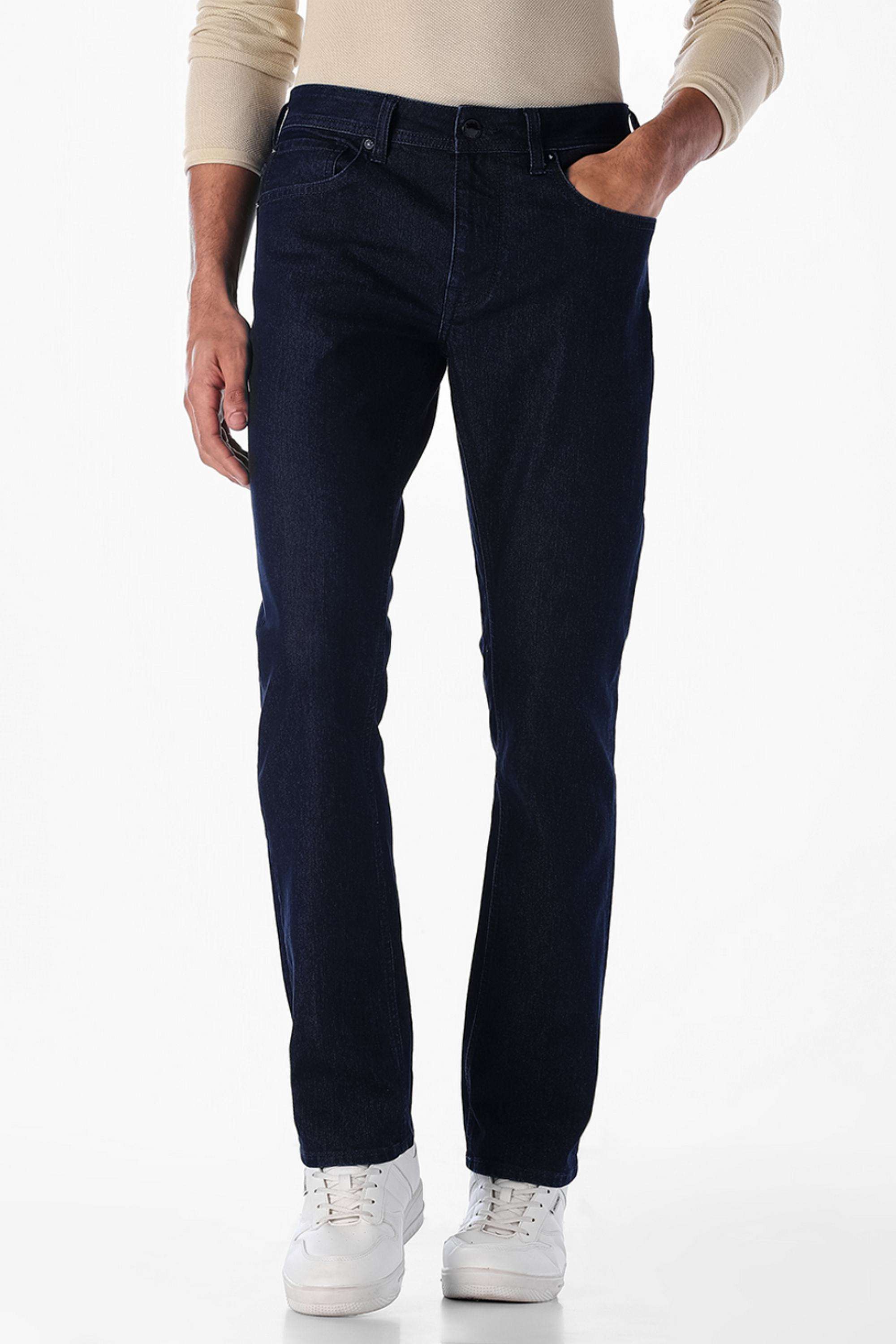 Solid-Cotton-Regular-Fit-Men-s-Jeans