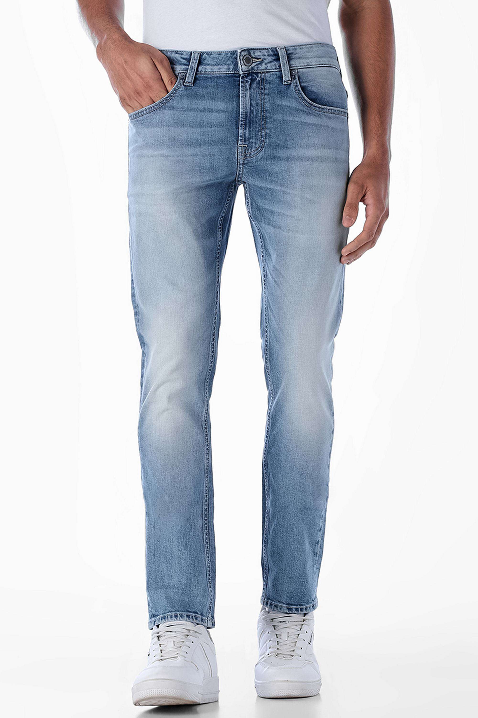 Light-Wash-Cotton-Slim-Fit-Men-s-Jeans