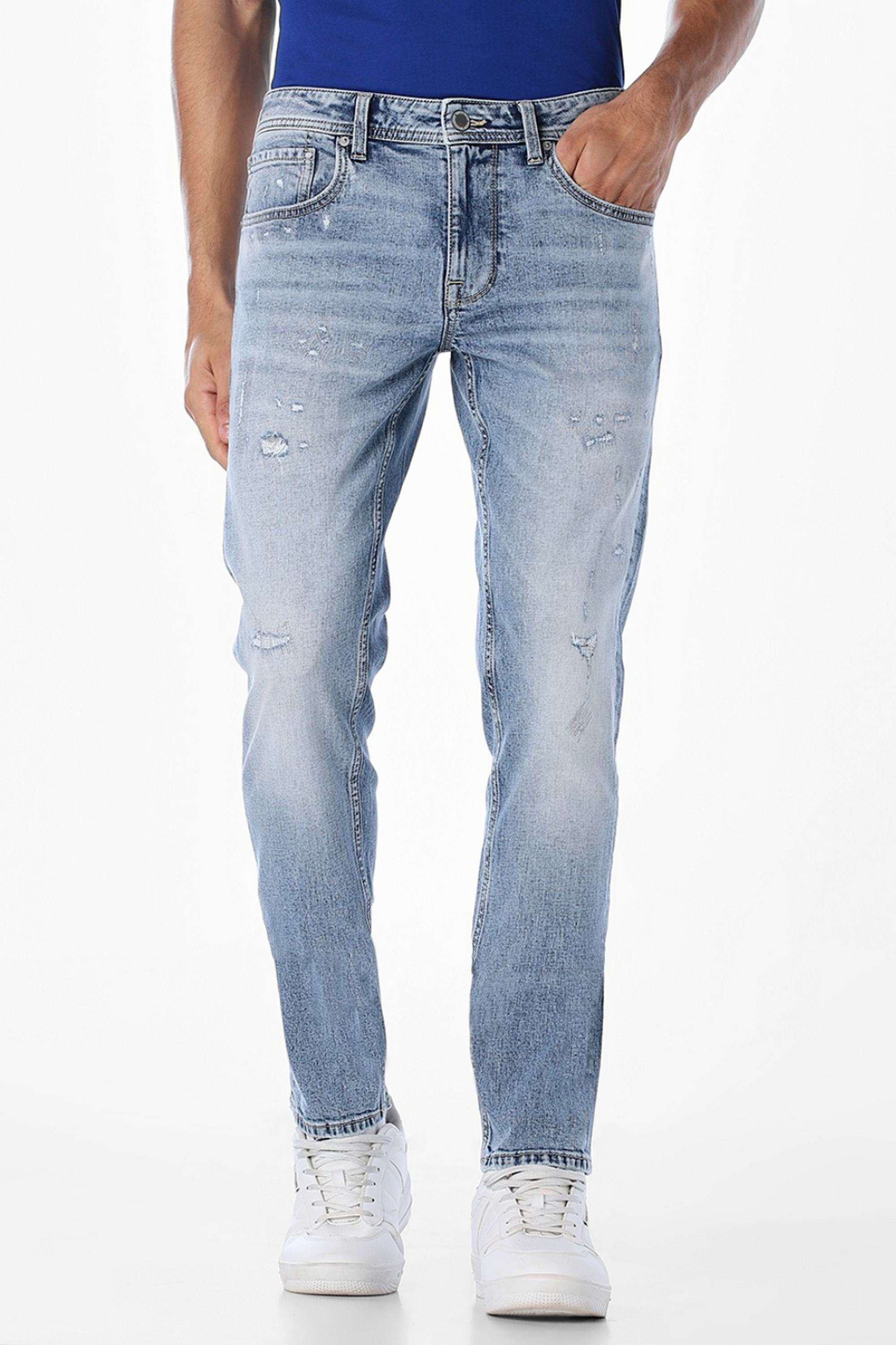 Light-Wash-Cotton-Slim-Fit-Men-s-Jeans