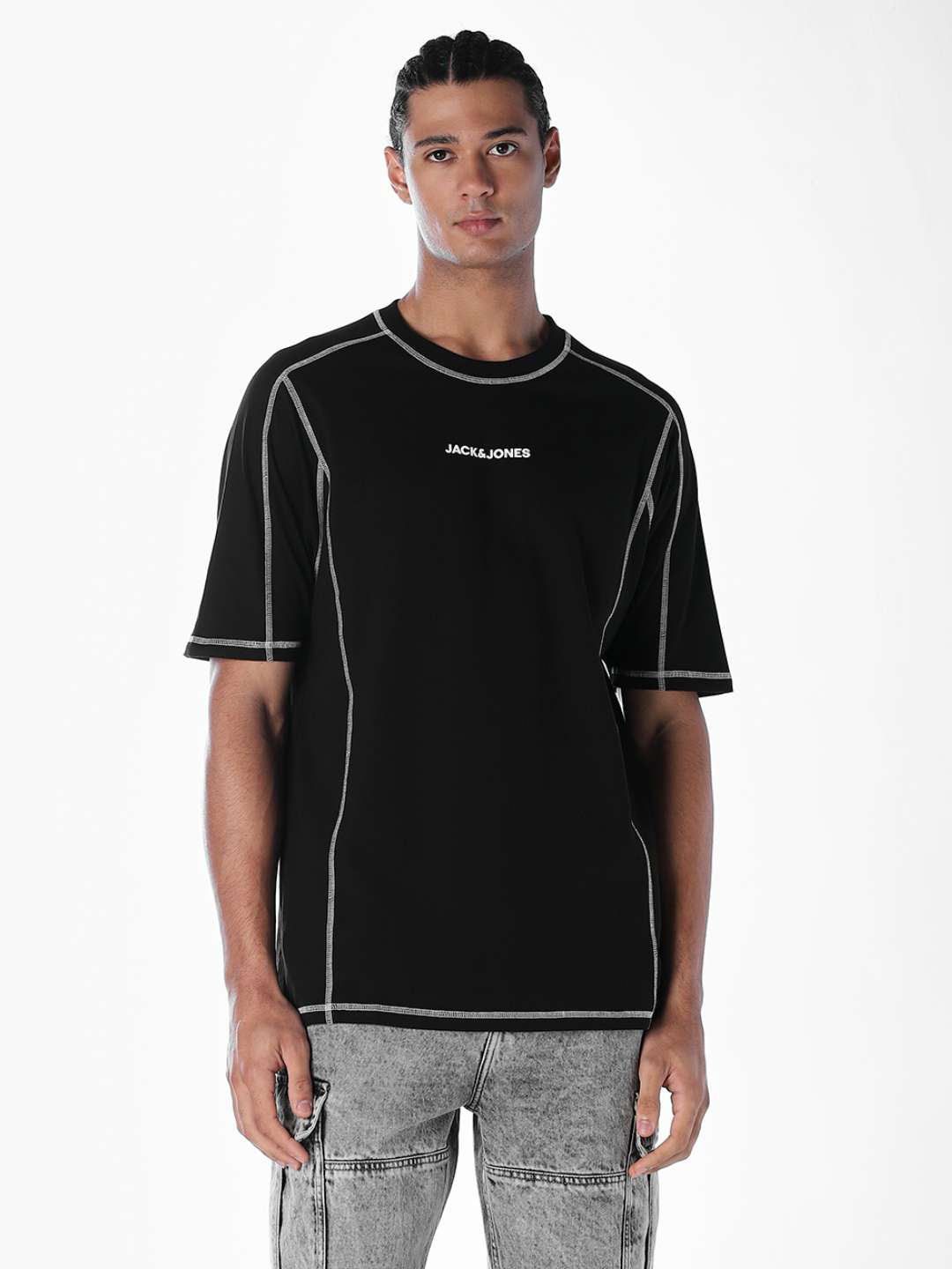 Embroidered-Cotton-Round-Neck-Men-s-T-Shirt