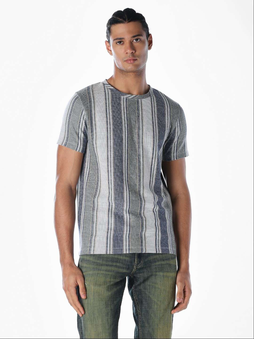 Solid-Cotton-Round-Neck-Men-s-T-Shirt