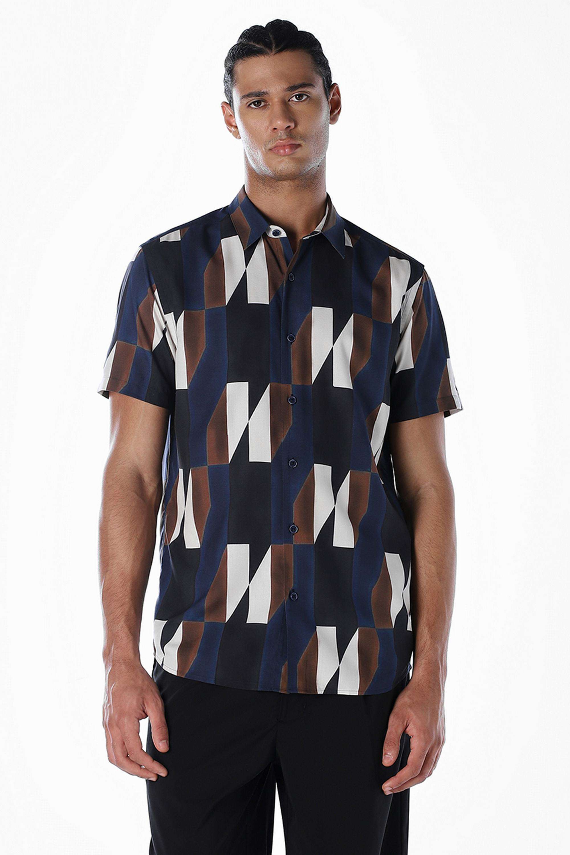 Solid-Cotton-Regular-Fit-Men-s-Casual-Wear-Shirt