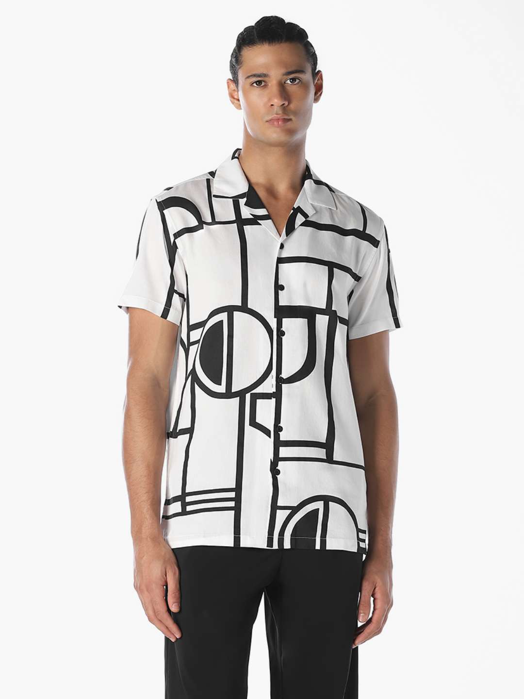 Solid-Cotton-Regular-Fit-Men-s-Shirt