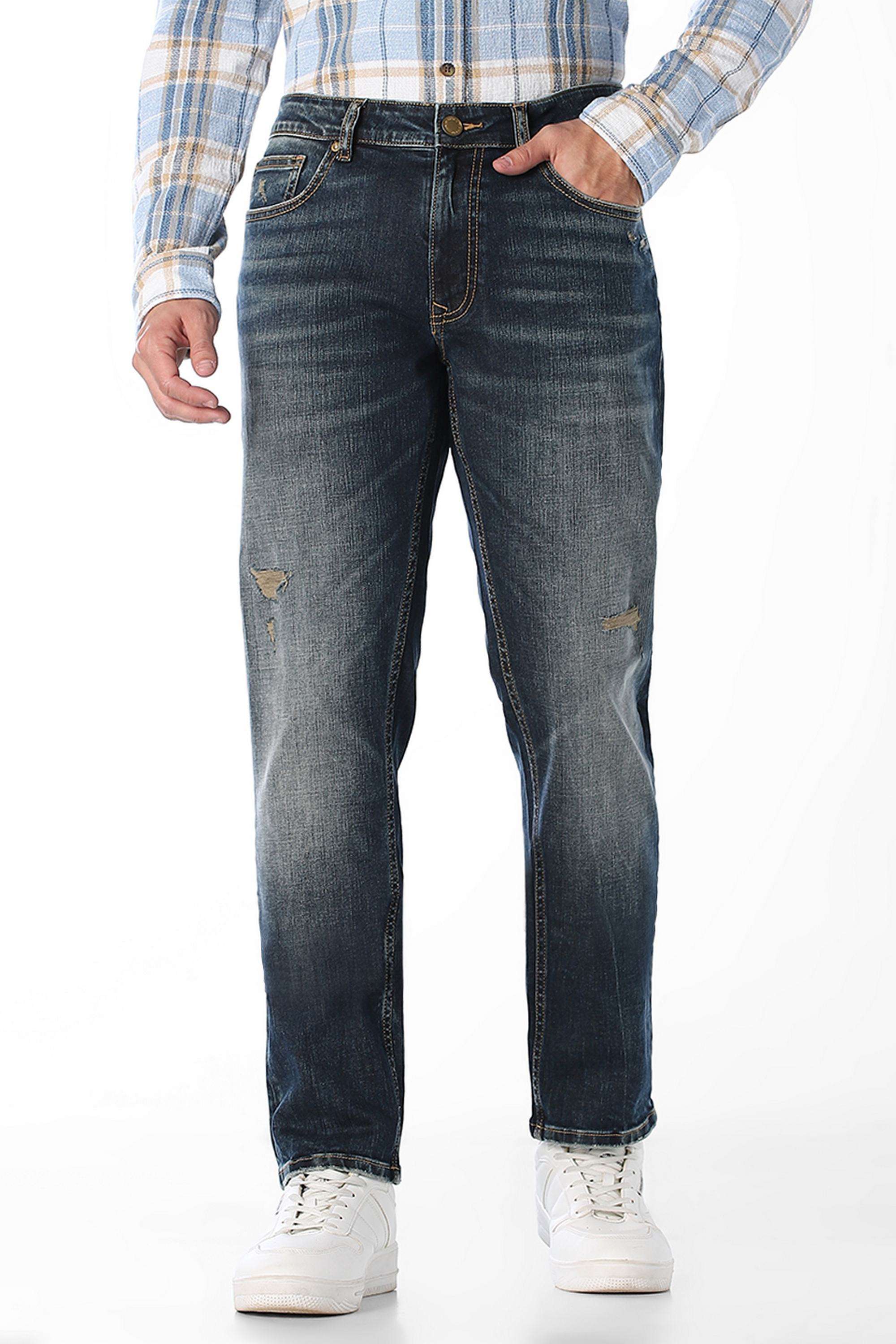 Solid-Cotton-Regular-Fit-Men-s-Jeans