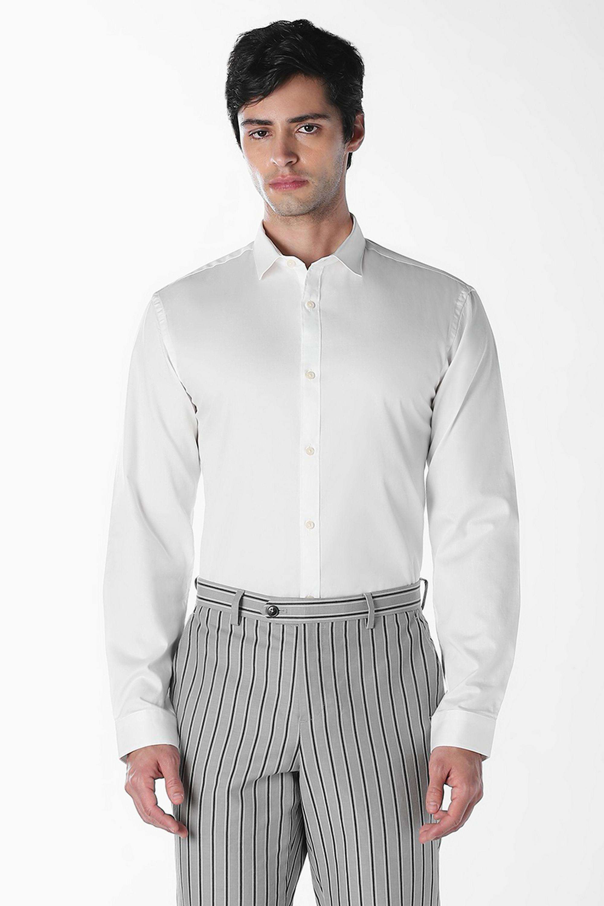 Solid-Cotton-Slim-Fit-Men-s-Casual-Shirt