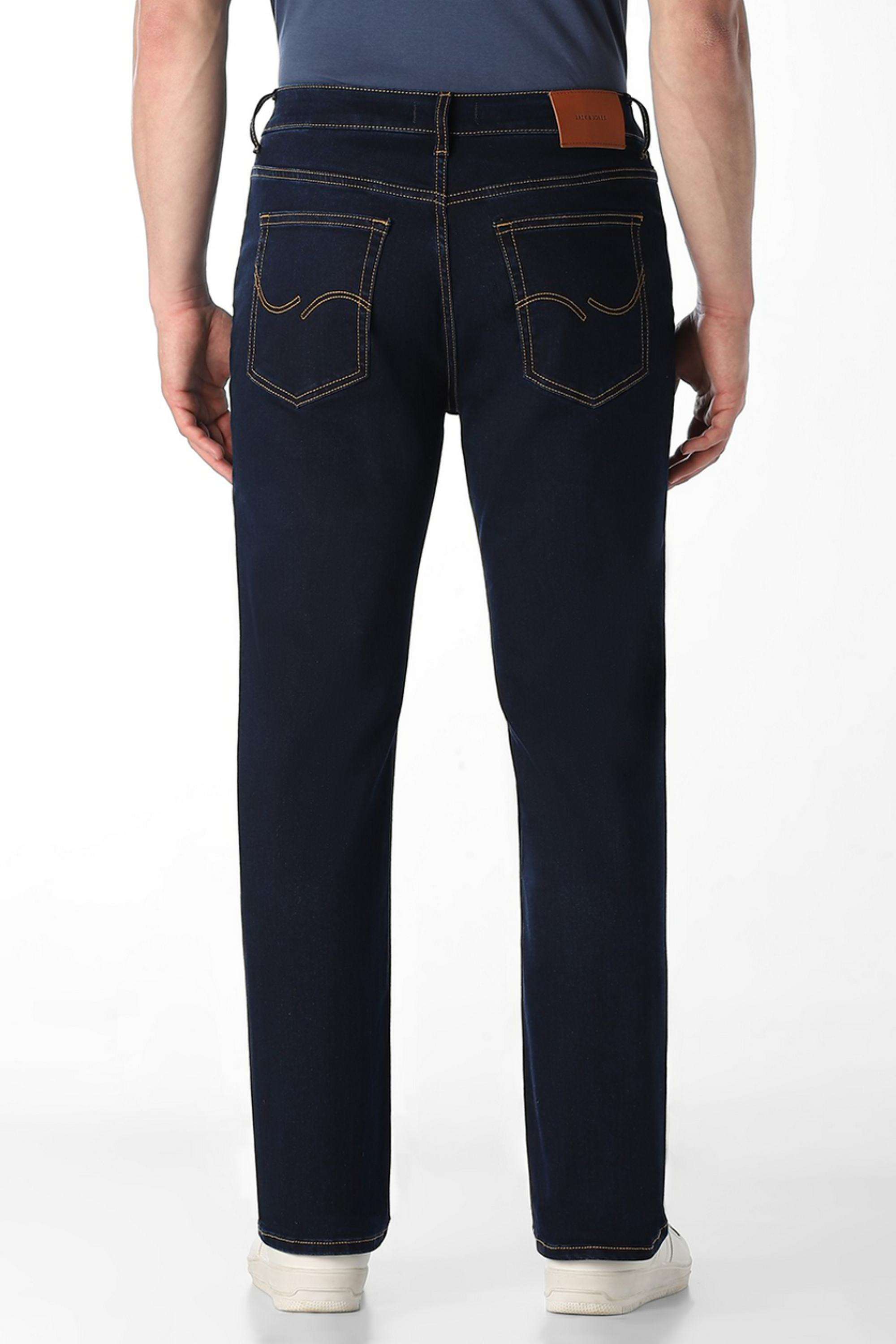 Solid-Cotton-Bootcut-Fit-Men-s-Jeans