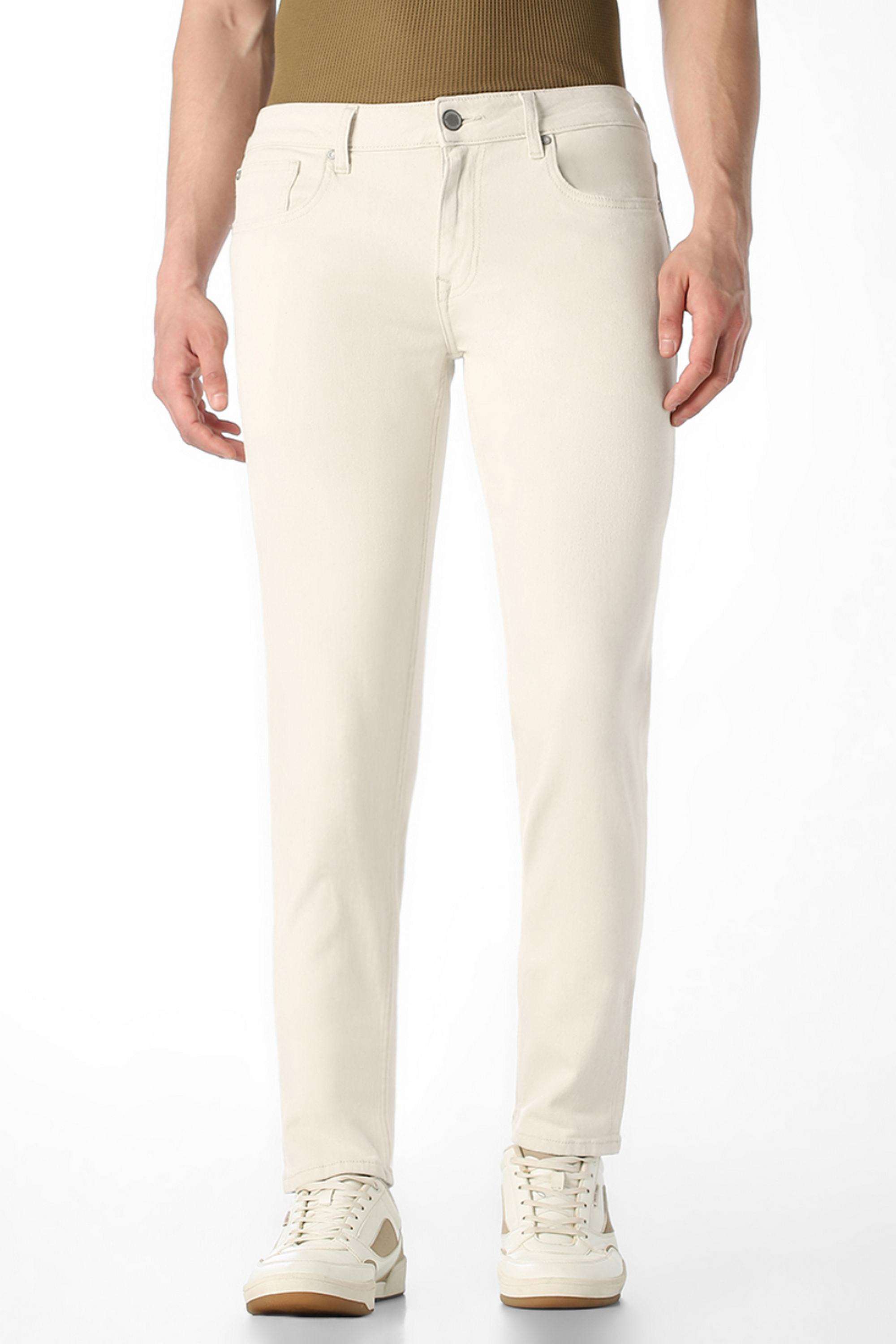 Solid-Cotton-Slim-Fit-Men-s-Jeans