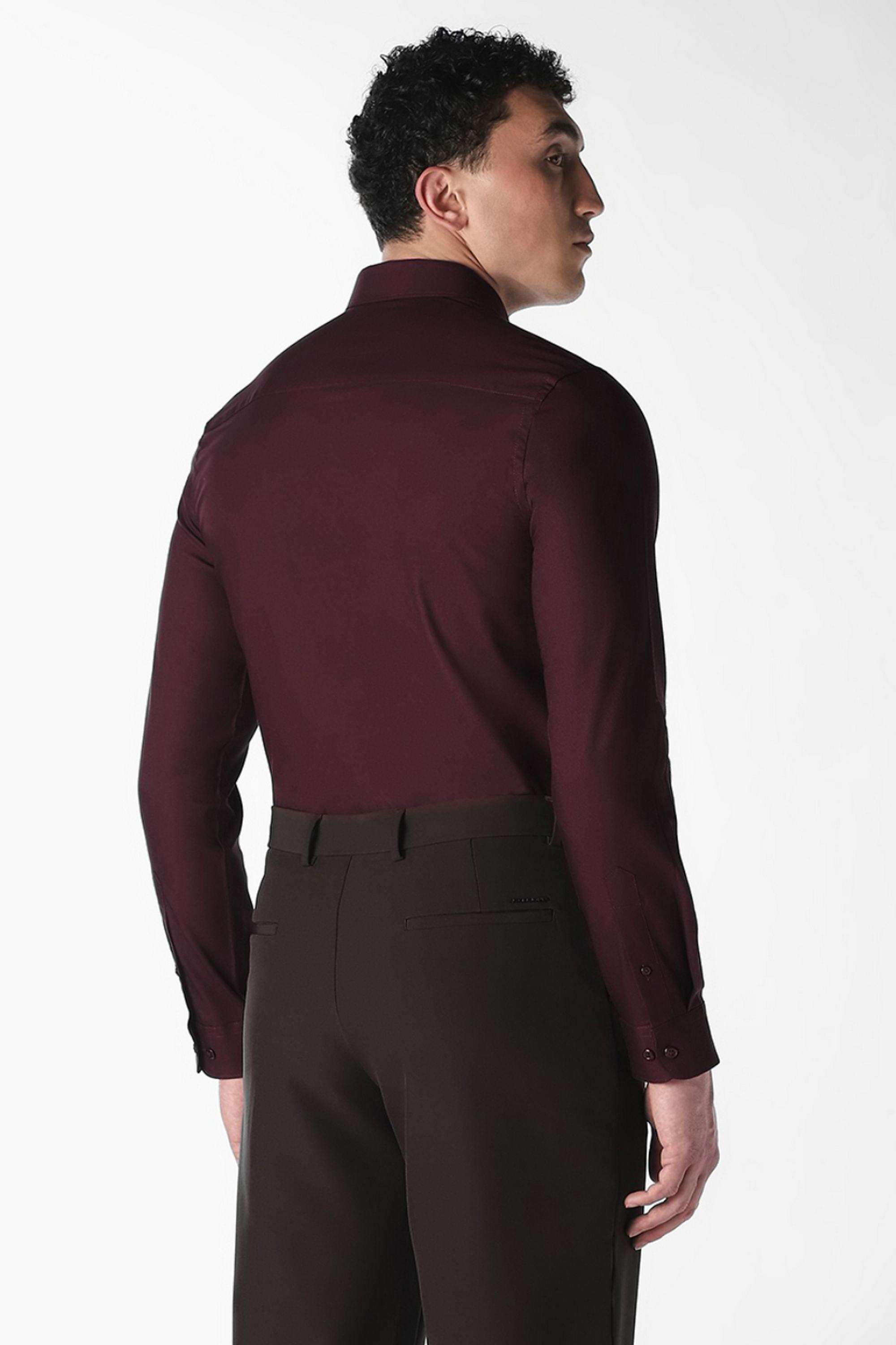 Solid-Cotton-Slim-Fit-Men-s-Formal-Shirt