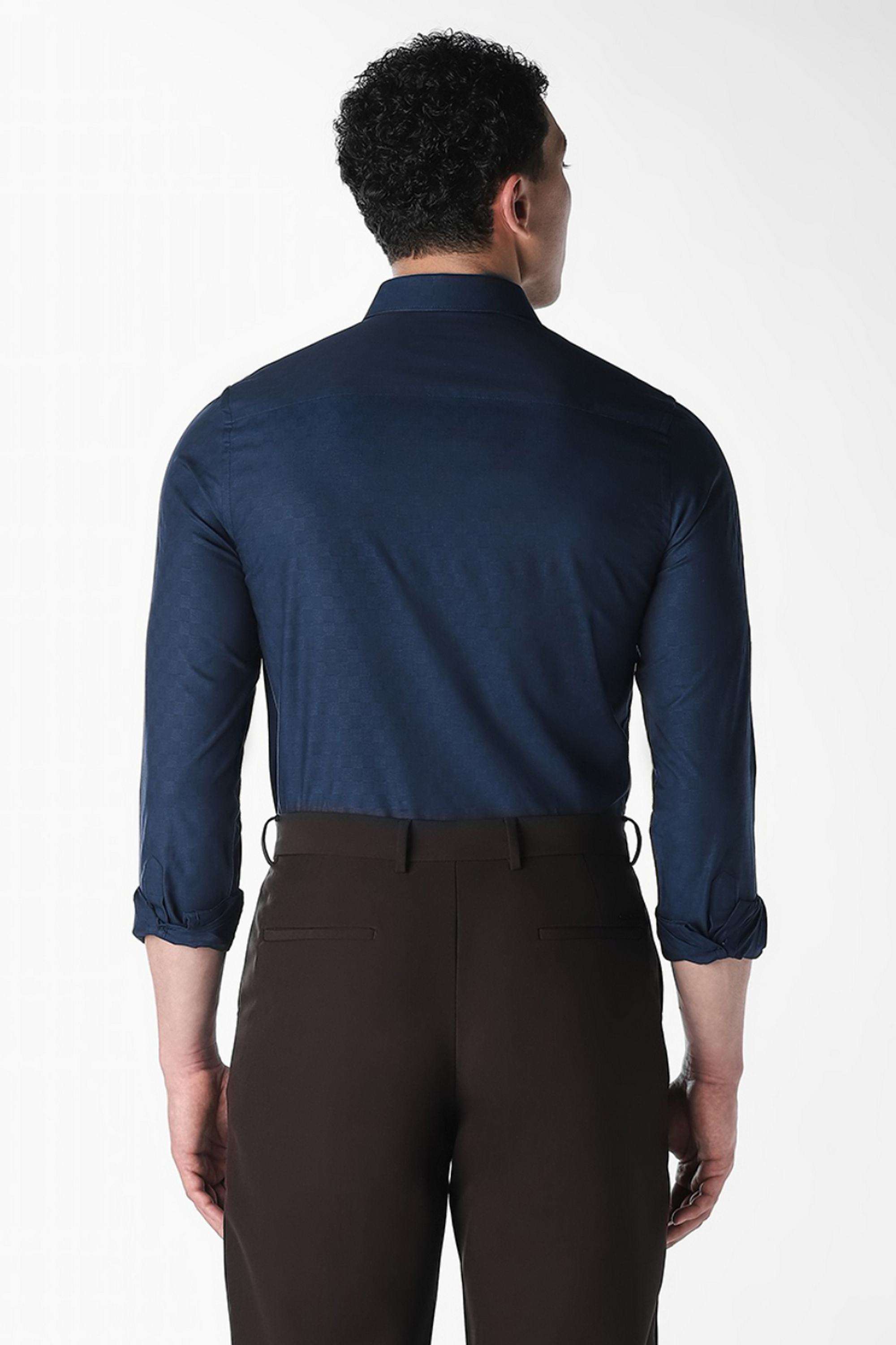 Solid-Cotton-Slim-Fit-Men-s-Formal-Shirt