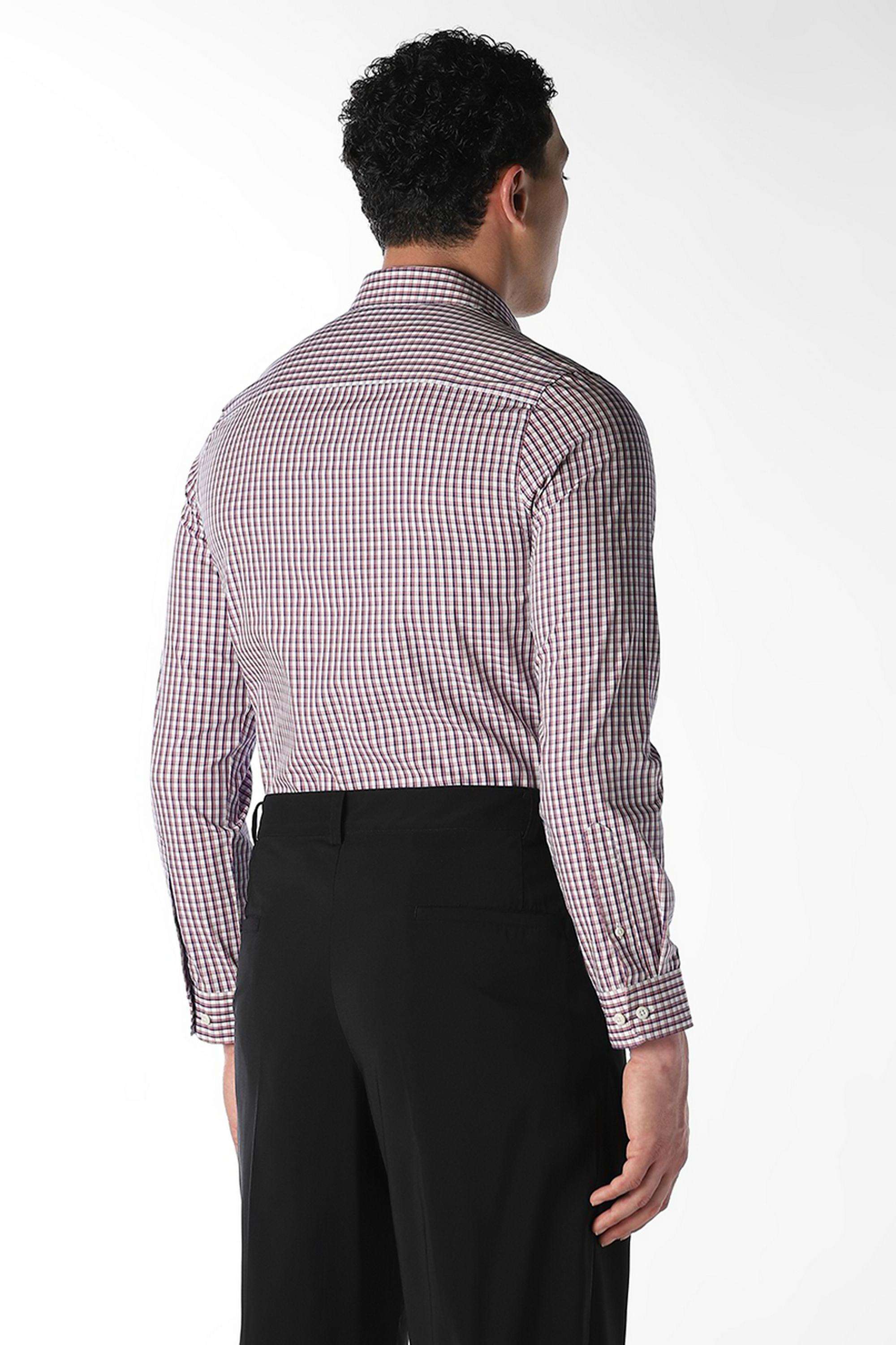 Checks-Cotton-Slim-Fit-Men-s-Formal-Shirt