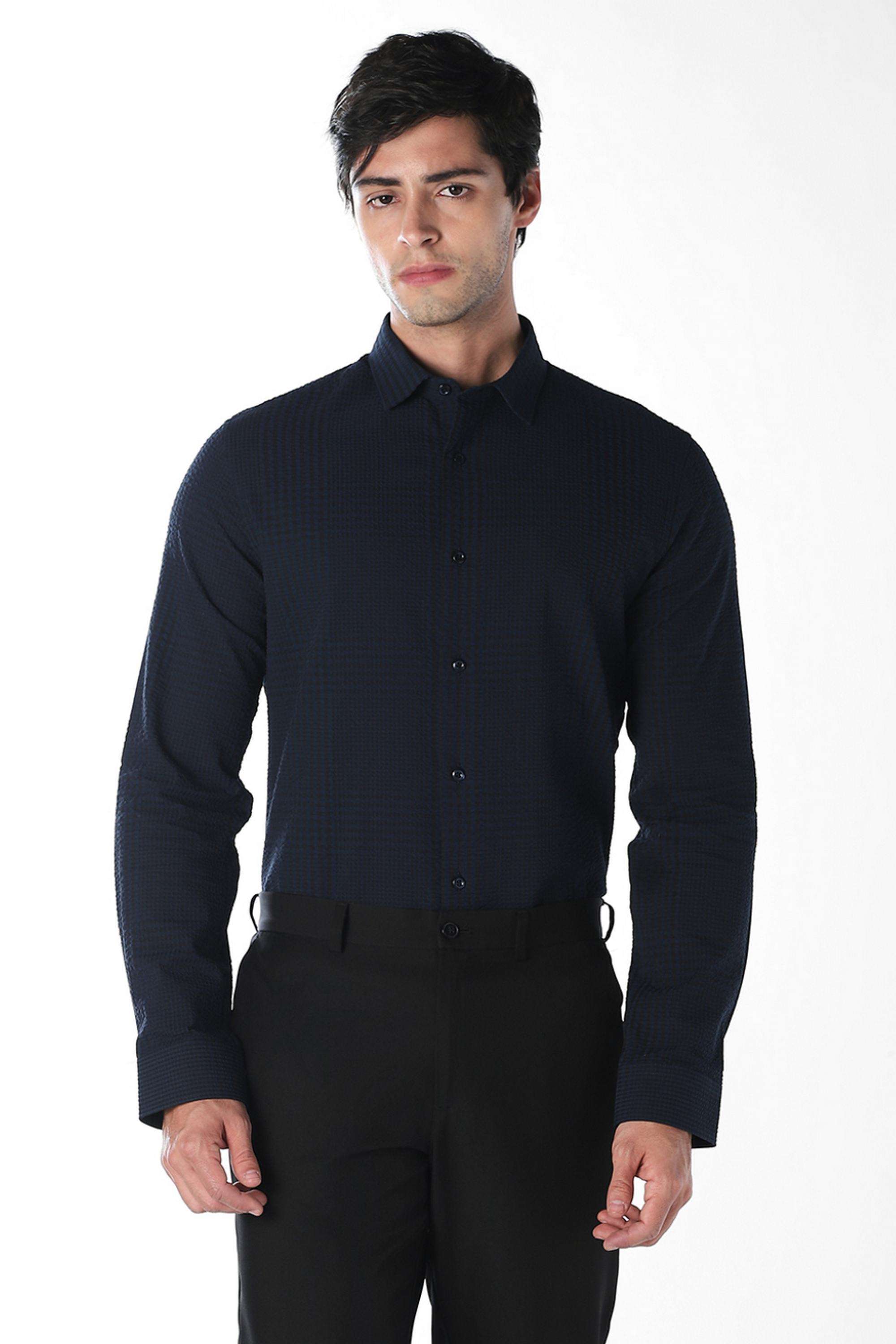 Solid-Cotton-Slim-Fit-Men-s-Formal-Shirt