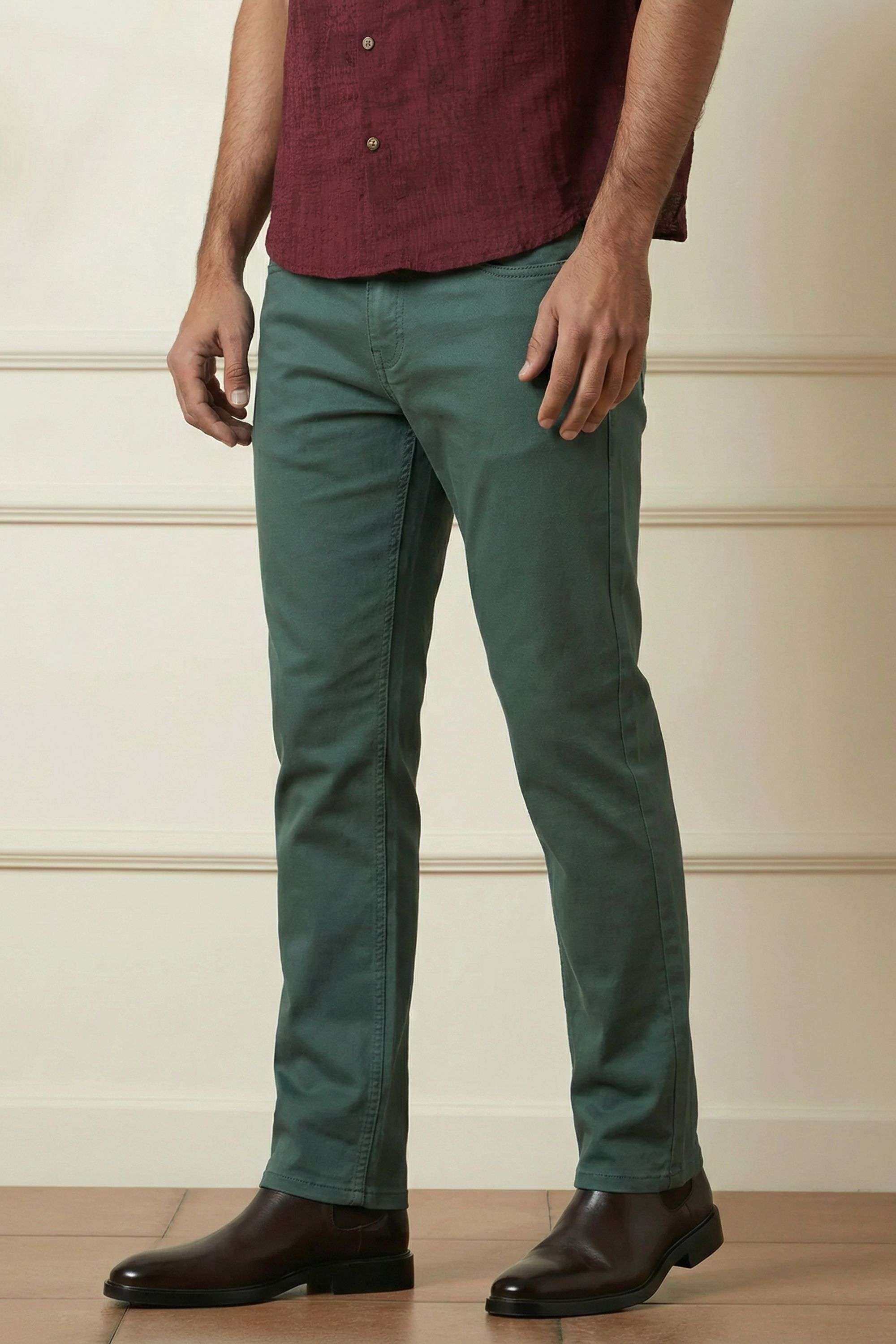 Solid-Cotton-Slim-Fit-Men-Pants