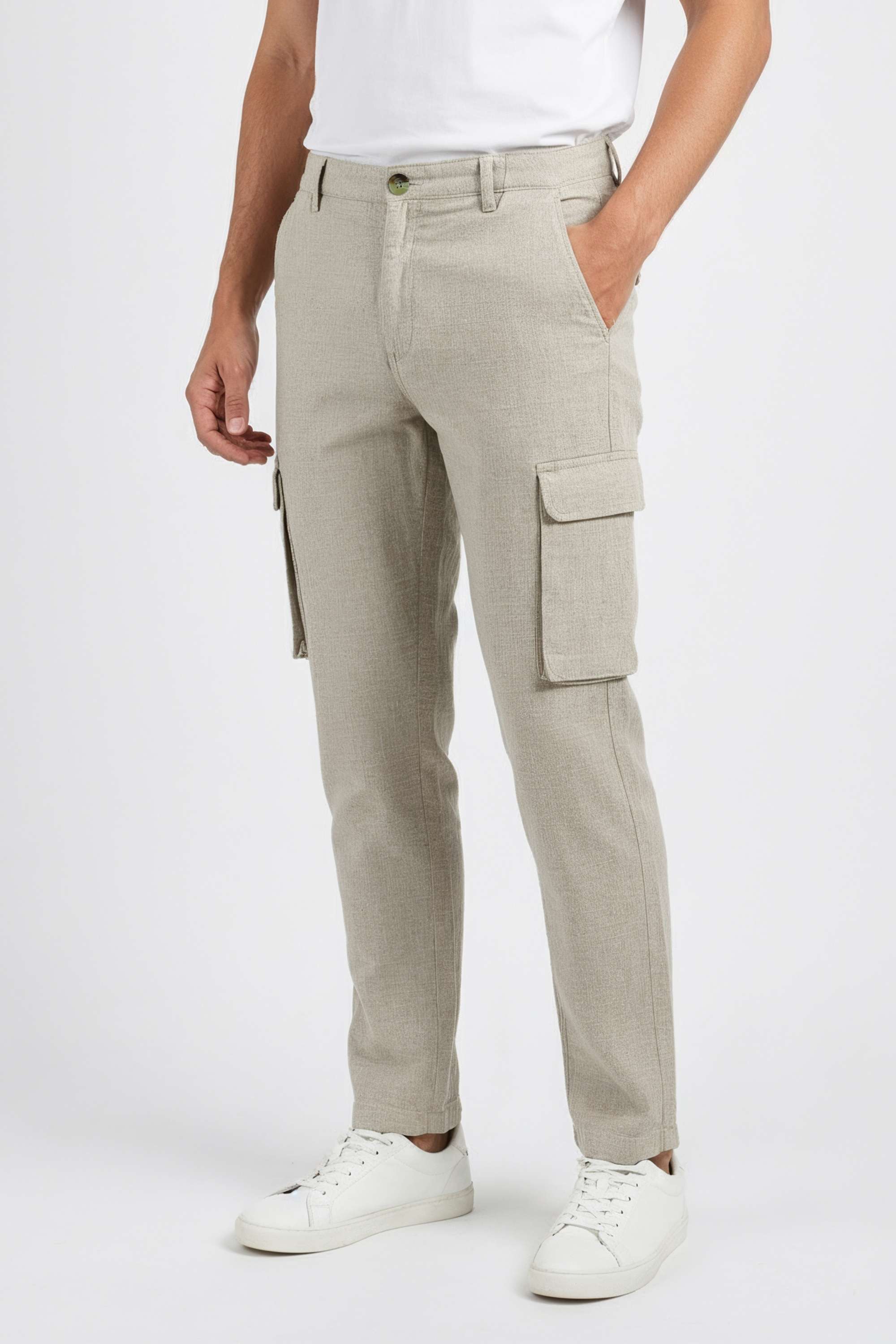 Solid-Cotton-Regular-Fit-Men-Pants