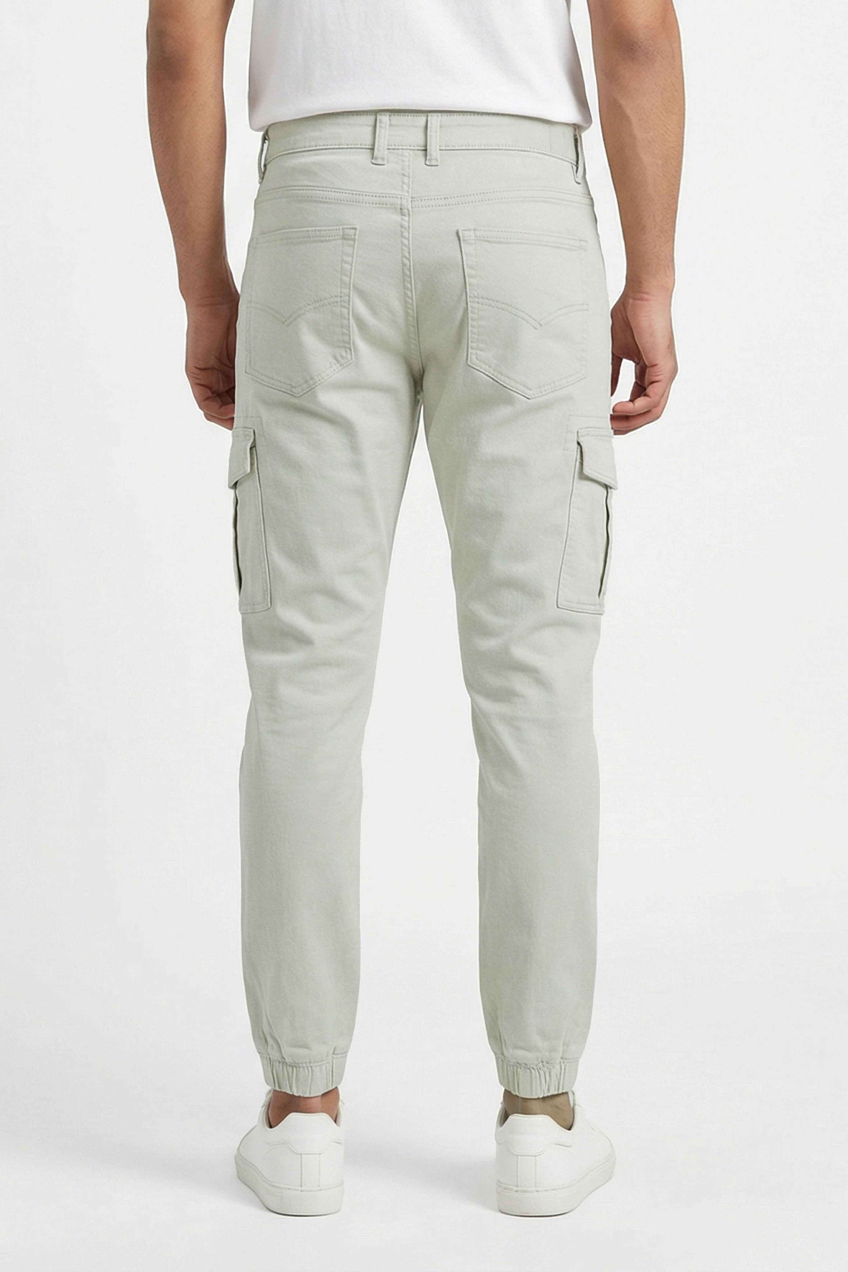 Solid-Blended-Fabric-Regular-Fit-Men-Joggers