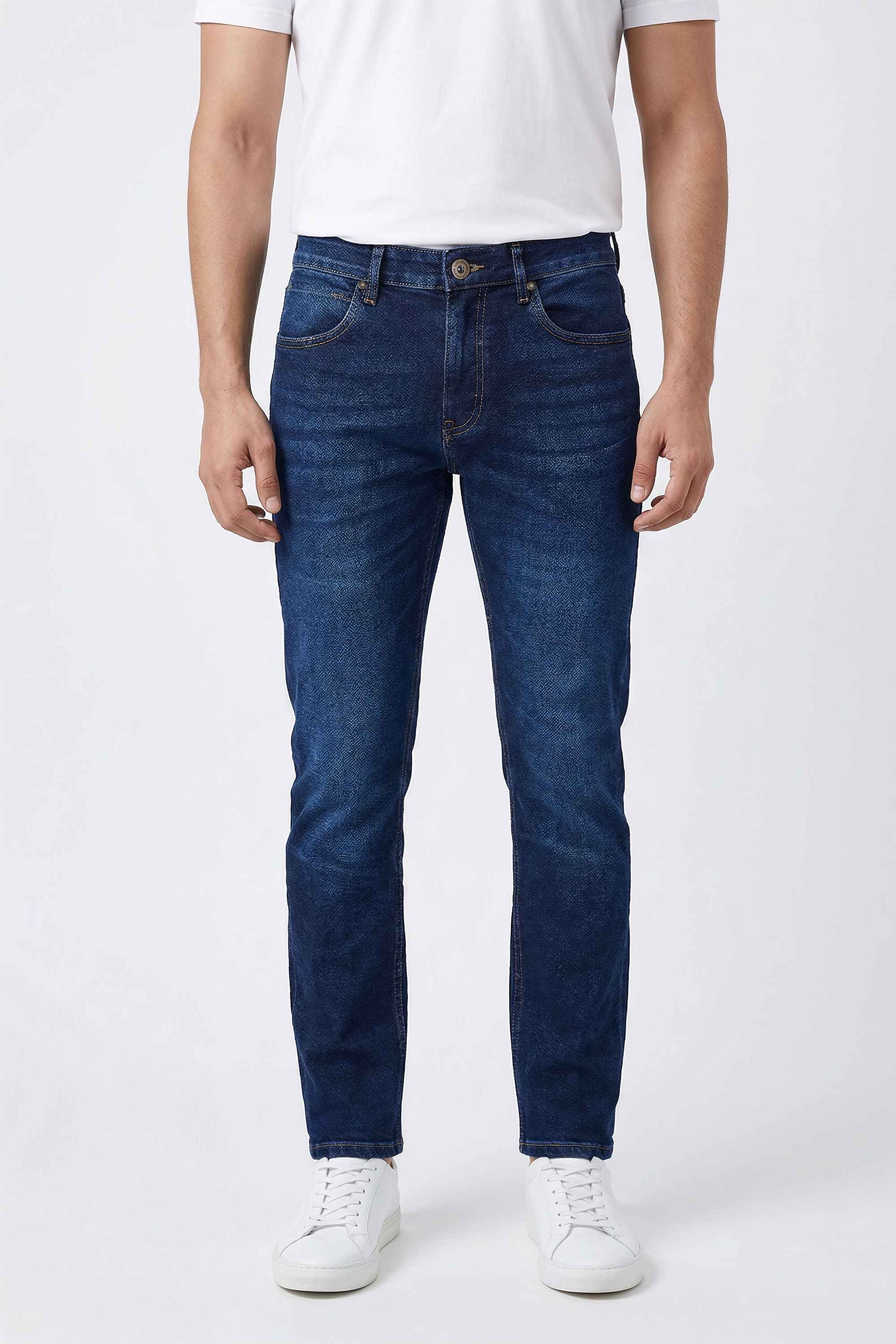 Dark-Wash-Cotton-Slim-Fit-Men-s-Jeans