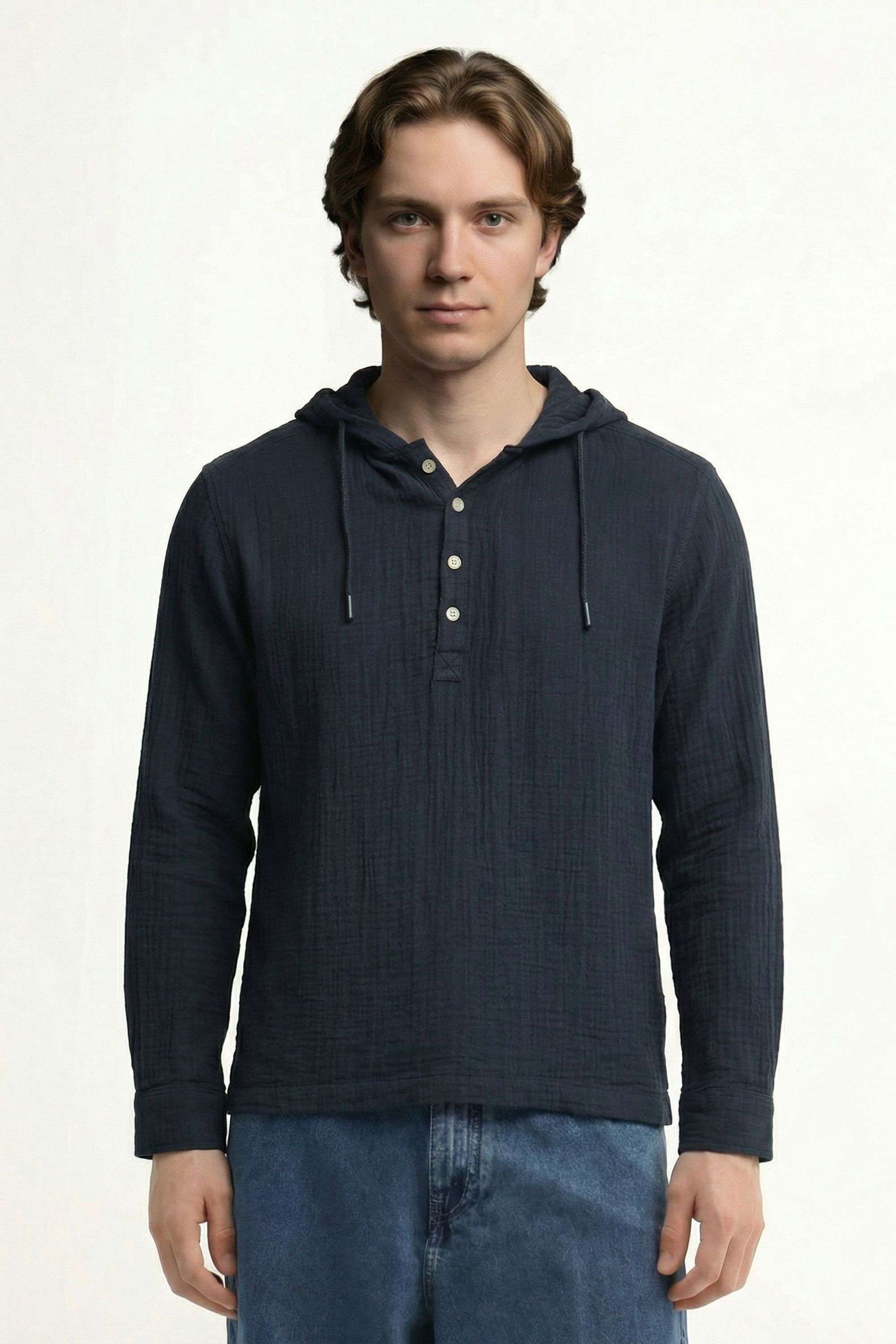 Solid-Cotton-Relaxed-Fit-Men-T-Shirt