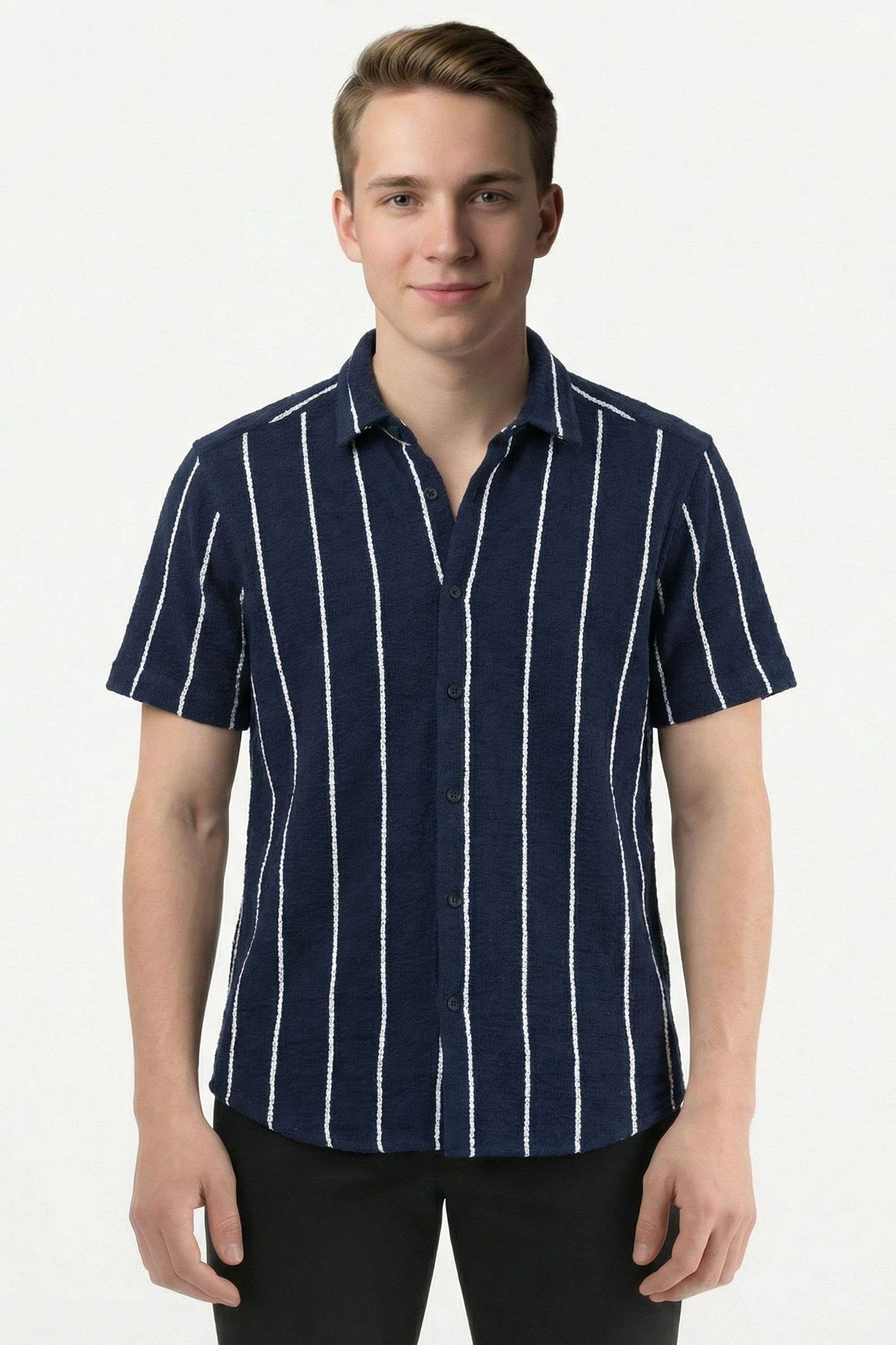 Stripes-Cotton-Relaxed-Fit-Men-Casual-Wear-Shirt