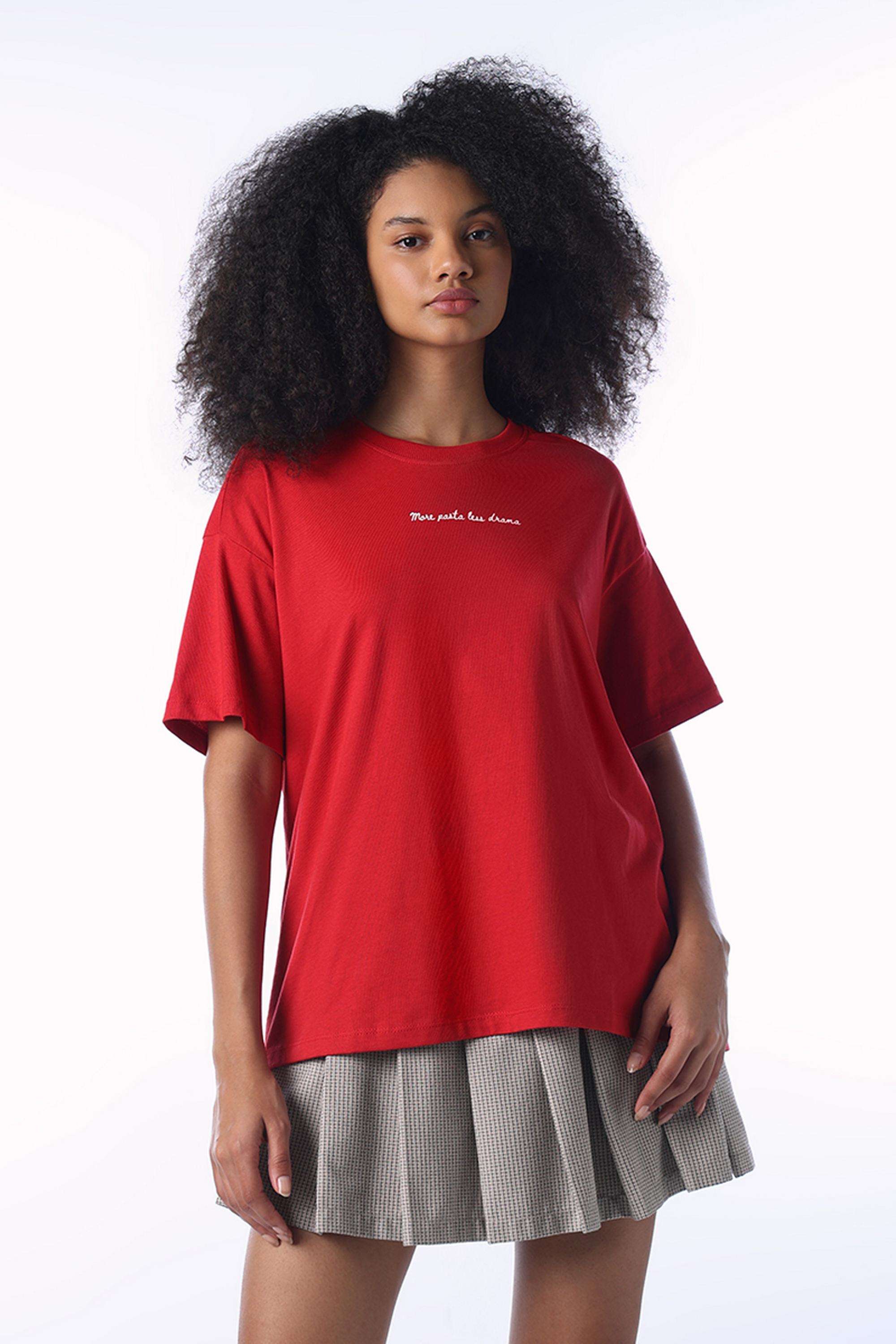 Typographic-Cotton-Round-Neck-Women-s-T-Shirt