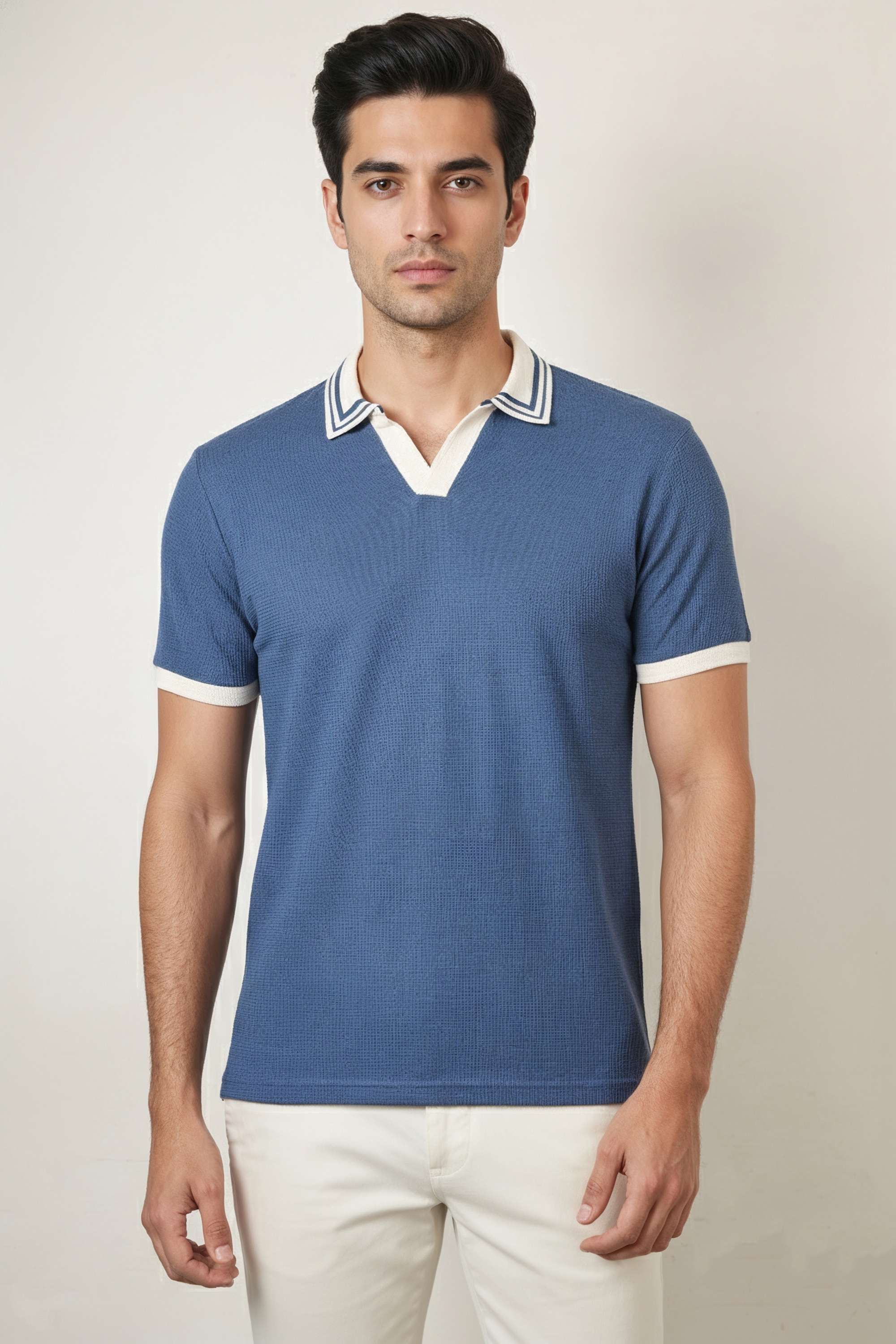 Textured-Cotton-Regular-Fit-Men-s-T-Shirt