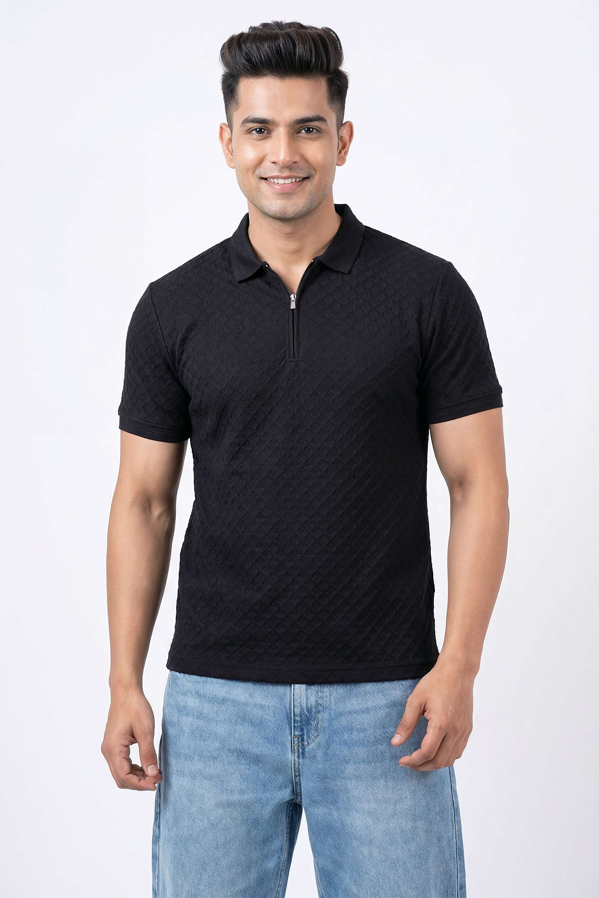 Solid-Cotton-Regular-Fit-Men-s-T-Shirt