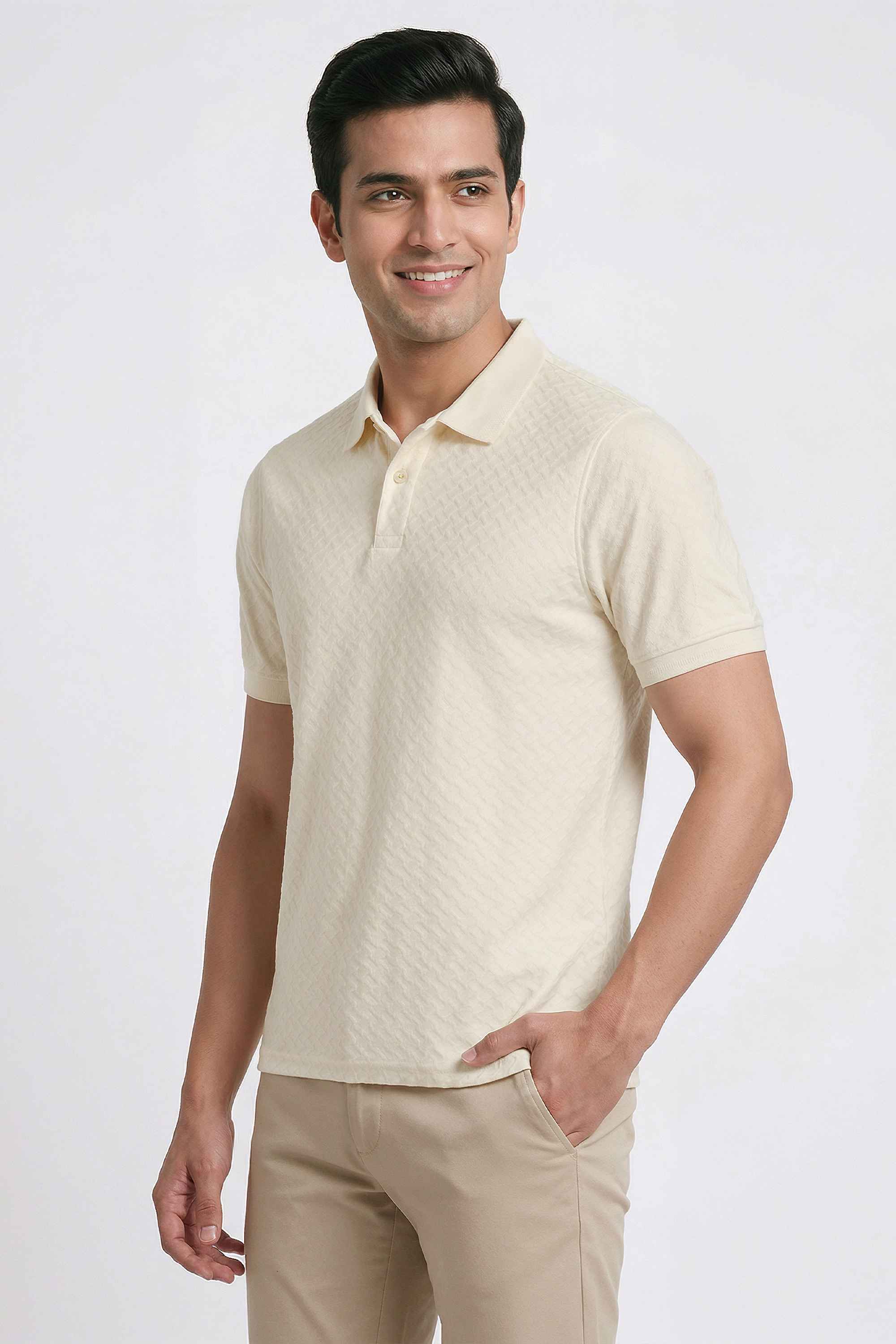 Textured-Cotton-Blend-Regular-Fit-Men-s-T-Shirt