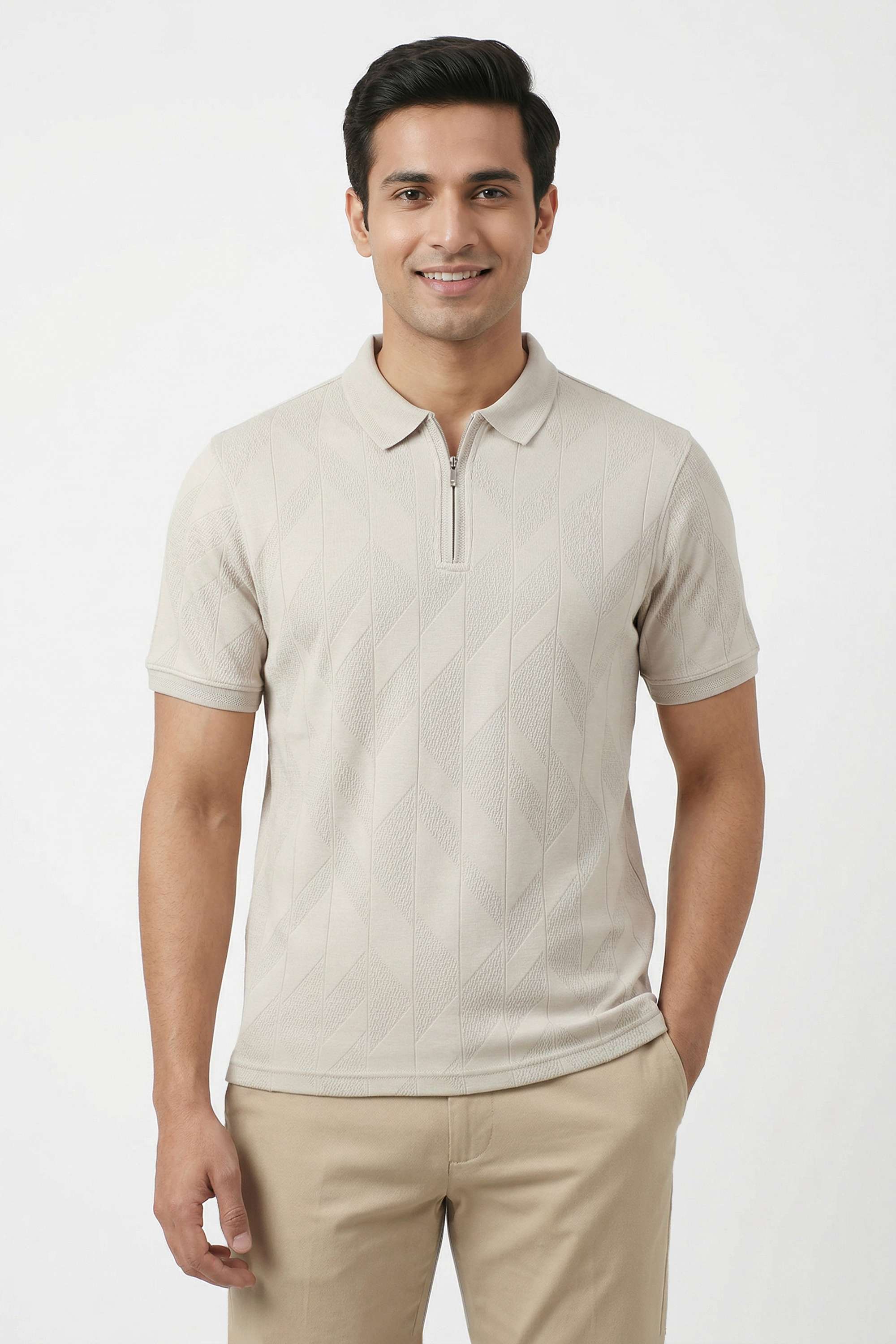 Textured-Cotton-Blend-Regular-Fit-Men-s-T-Shirt