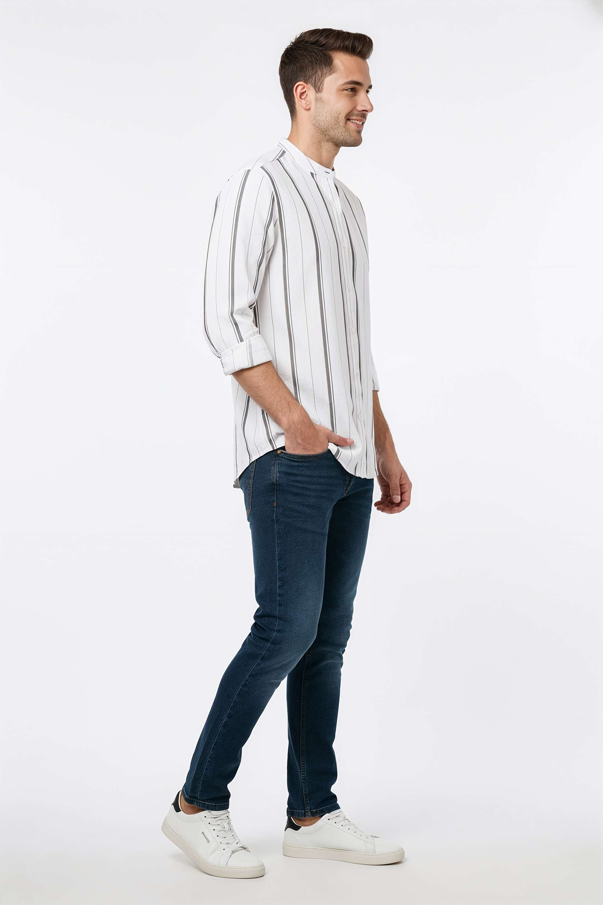 Stripes-Cotton-Regular-Fit-Men-Casual-Wear-Shirt