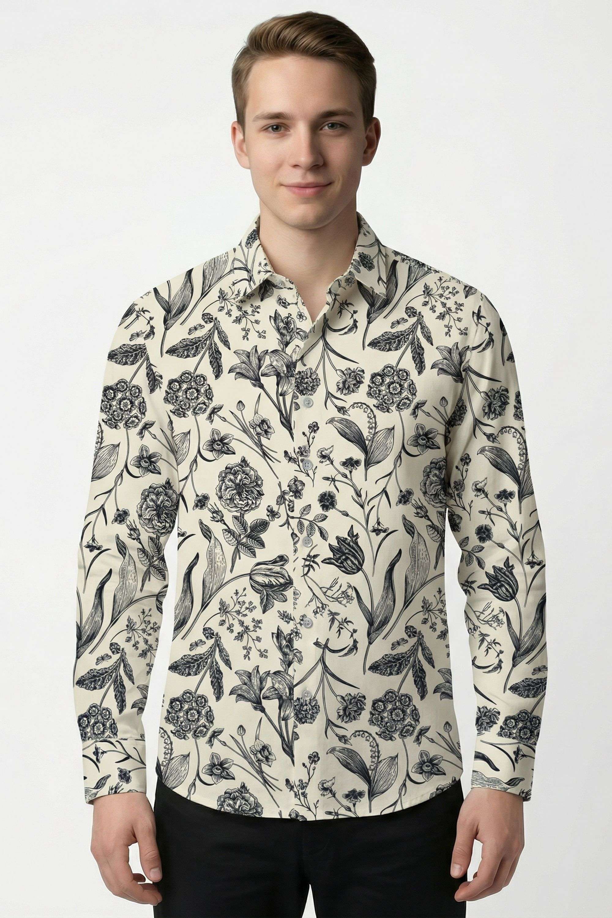 Printed-Cotton-Regular-Fit-Men-s-Casual-Wear-Shirt