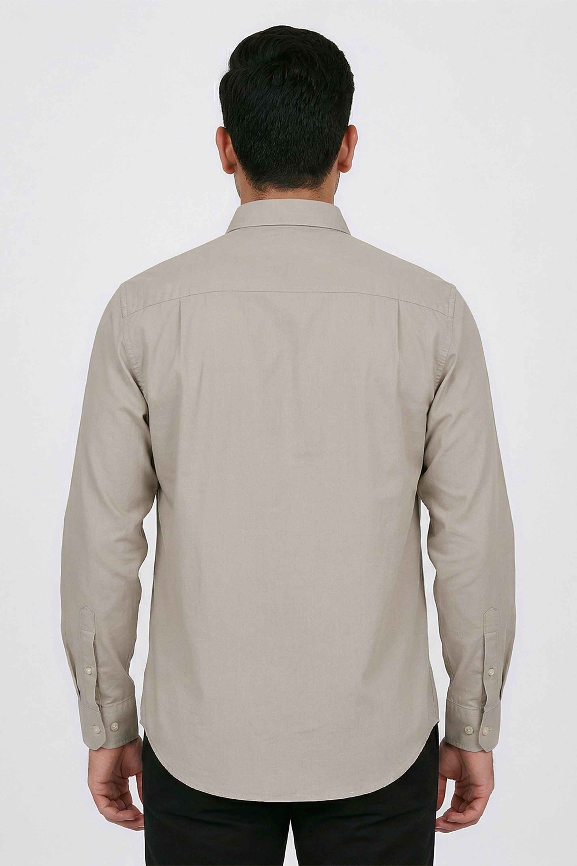 Solid-Cotton-Regular-Fit-Men-Casual-Wear-Shirt