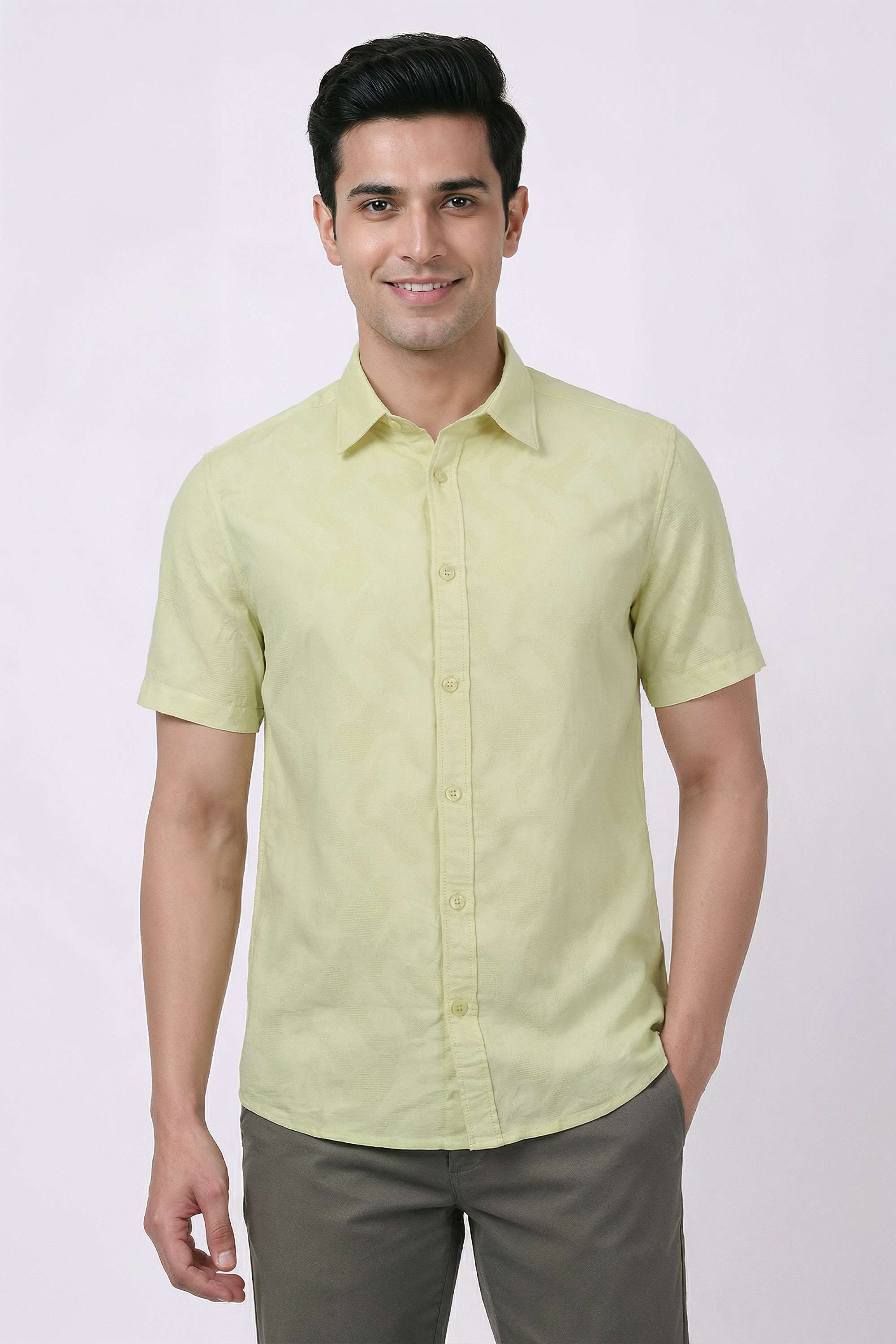 Textured-Cotton-Regular-Fit-Men-Casual-Wear-Shirt