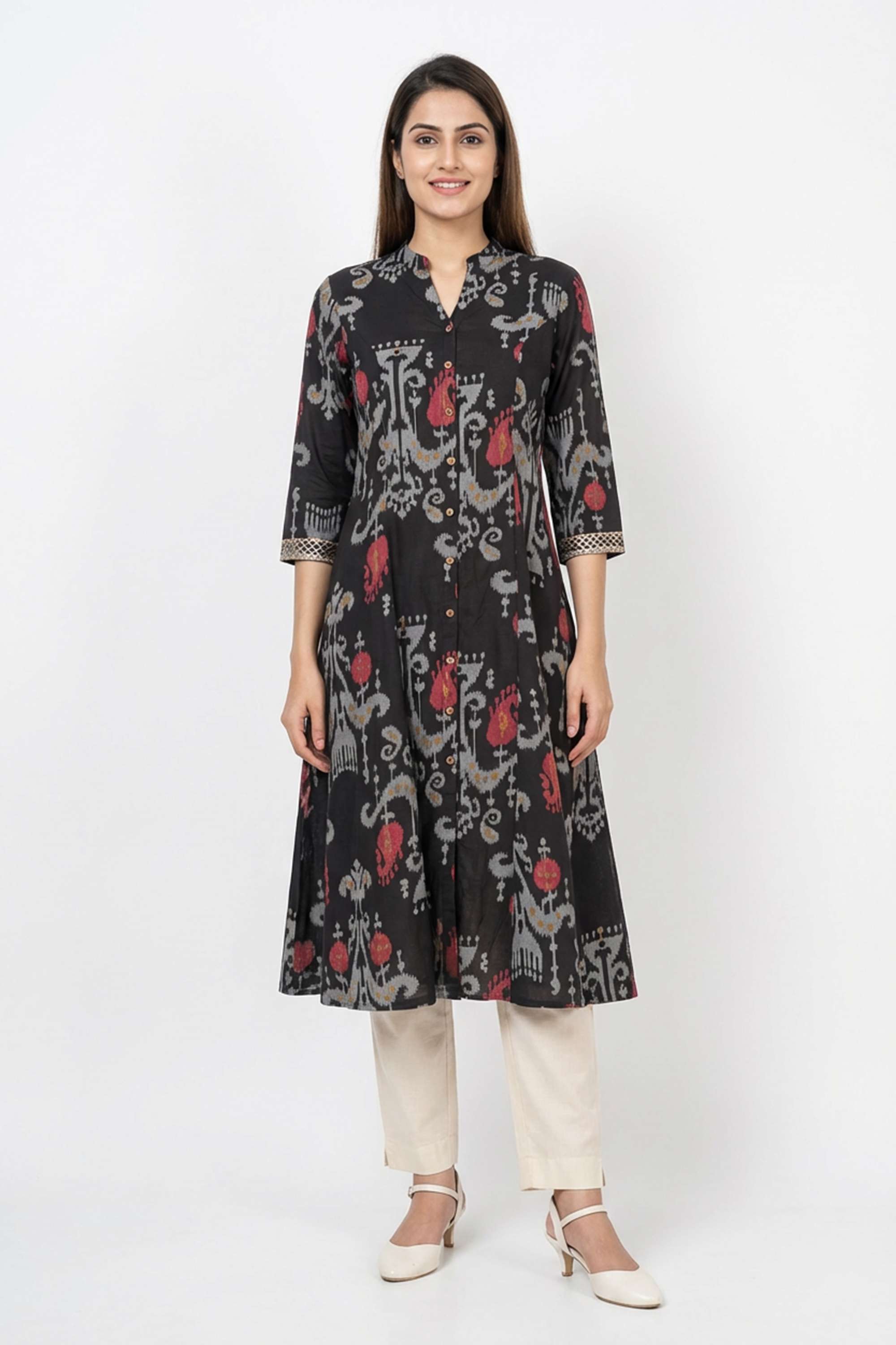 Printed-Muslin-Collared-Women-s-Casual-Wear-Kurta