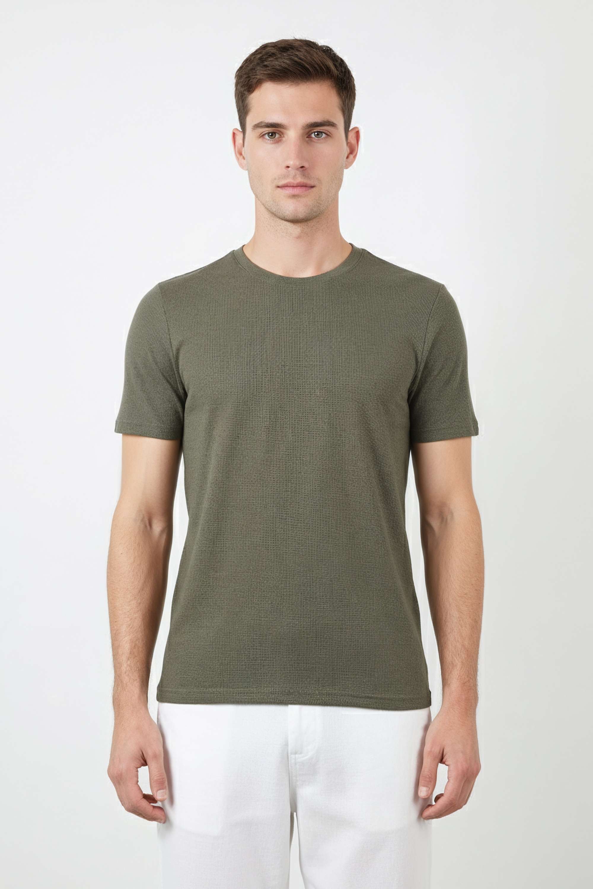 Textured-Cotton-Blend-Regular-Fit-Men-s-T-Shirt