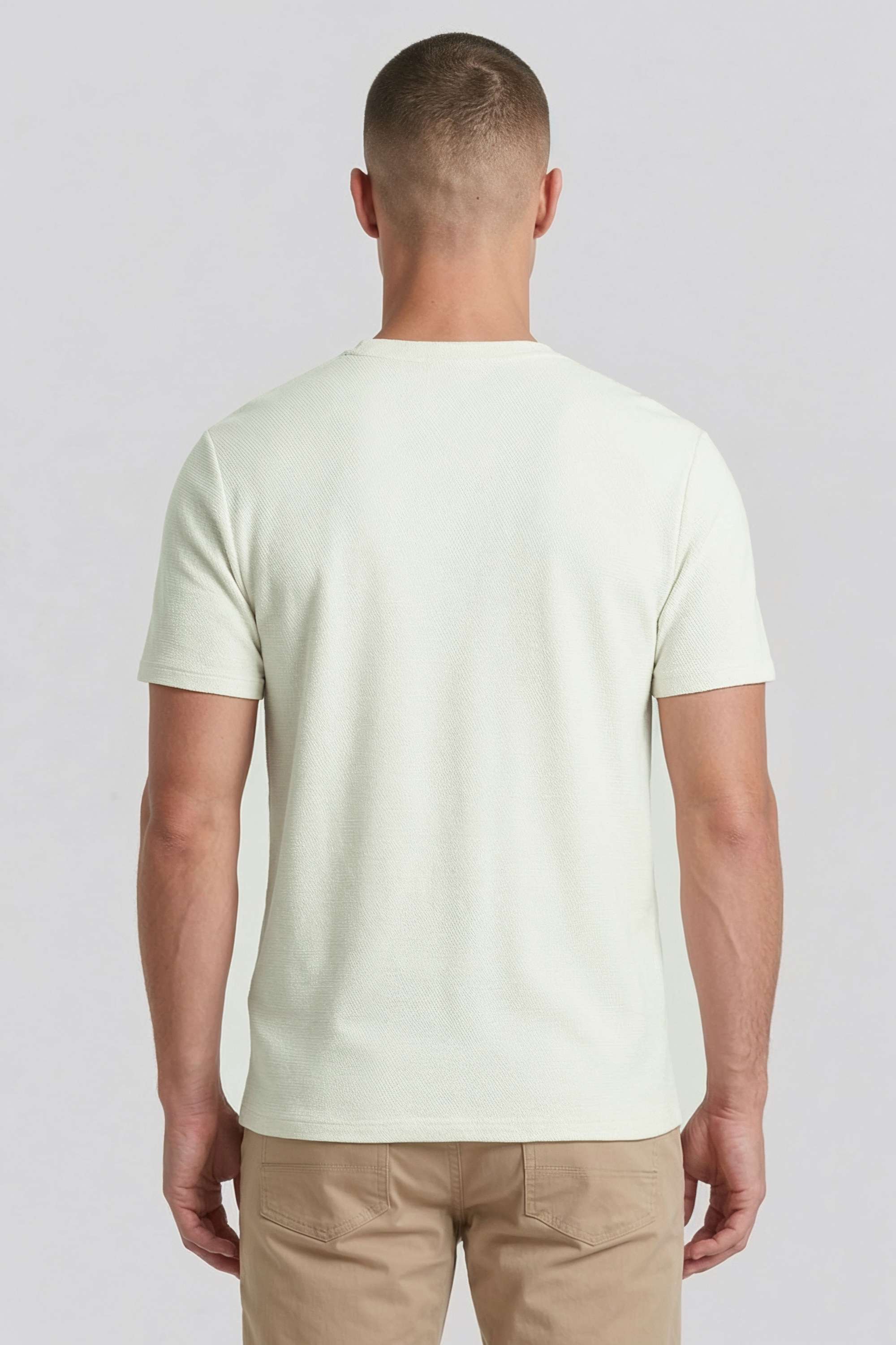Textured-Cotton-Regular-Fit-Men-T-Shirt