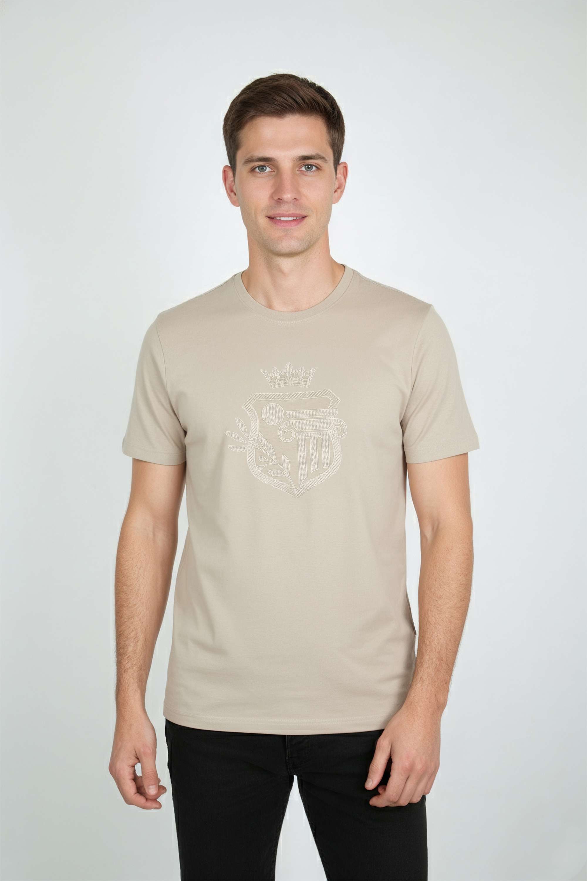 Solid-Cotton-Regular-Fit-Men-s-T-Shirt