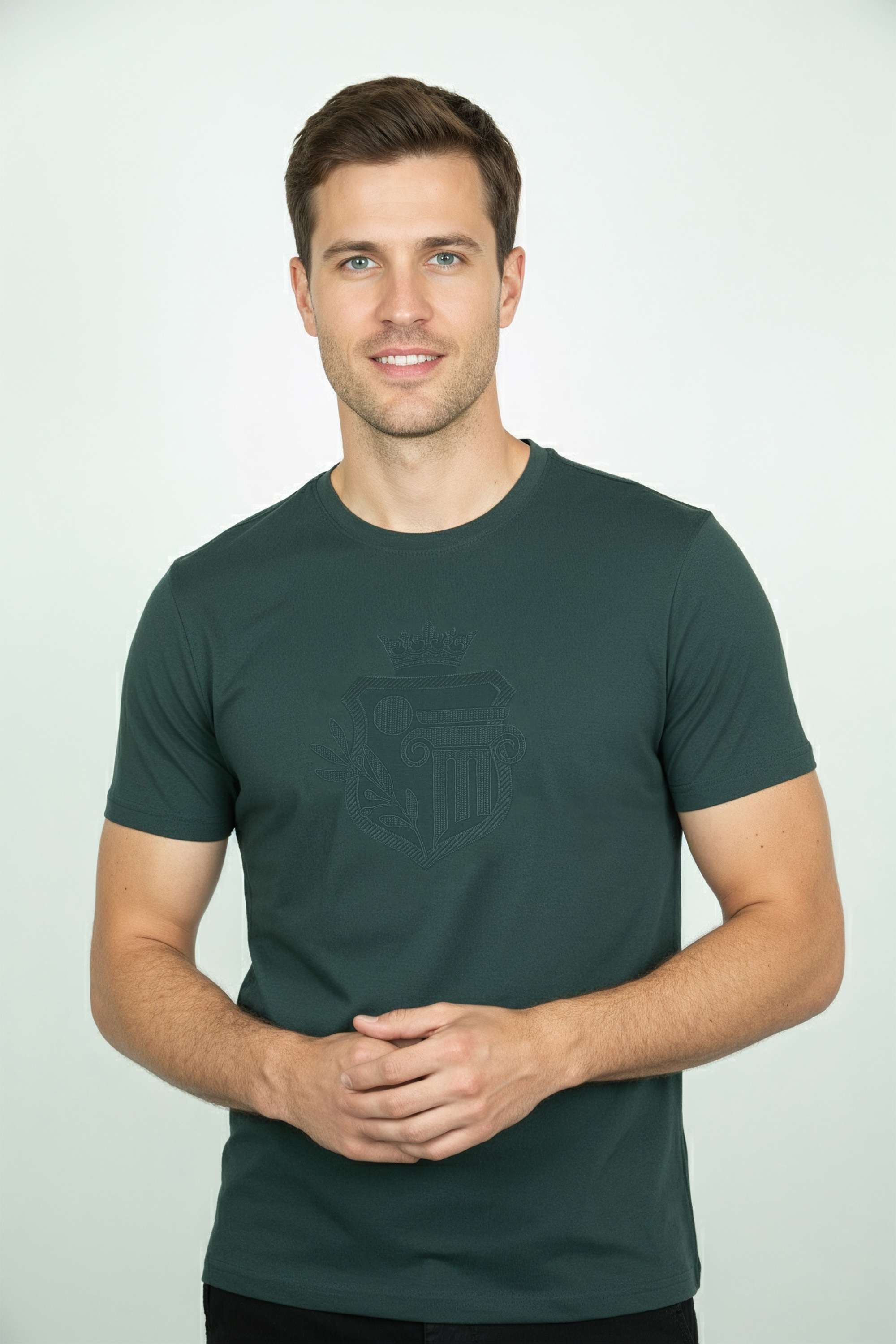 Solid-Cotton-Regular-Fit-Men-s-T-Shirt