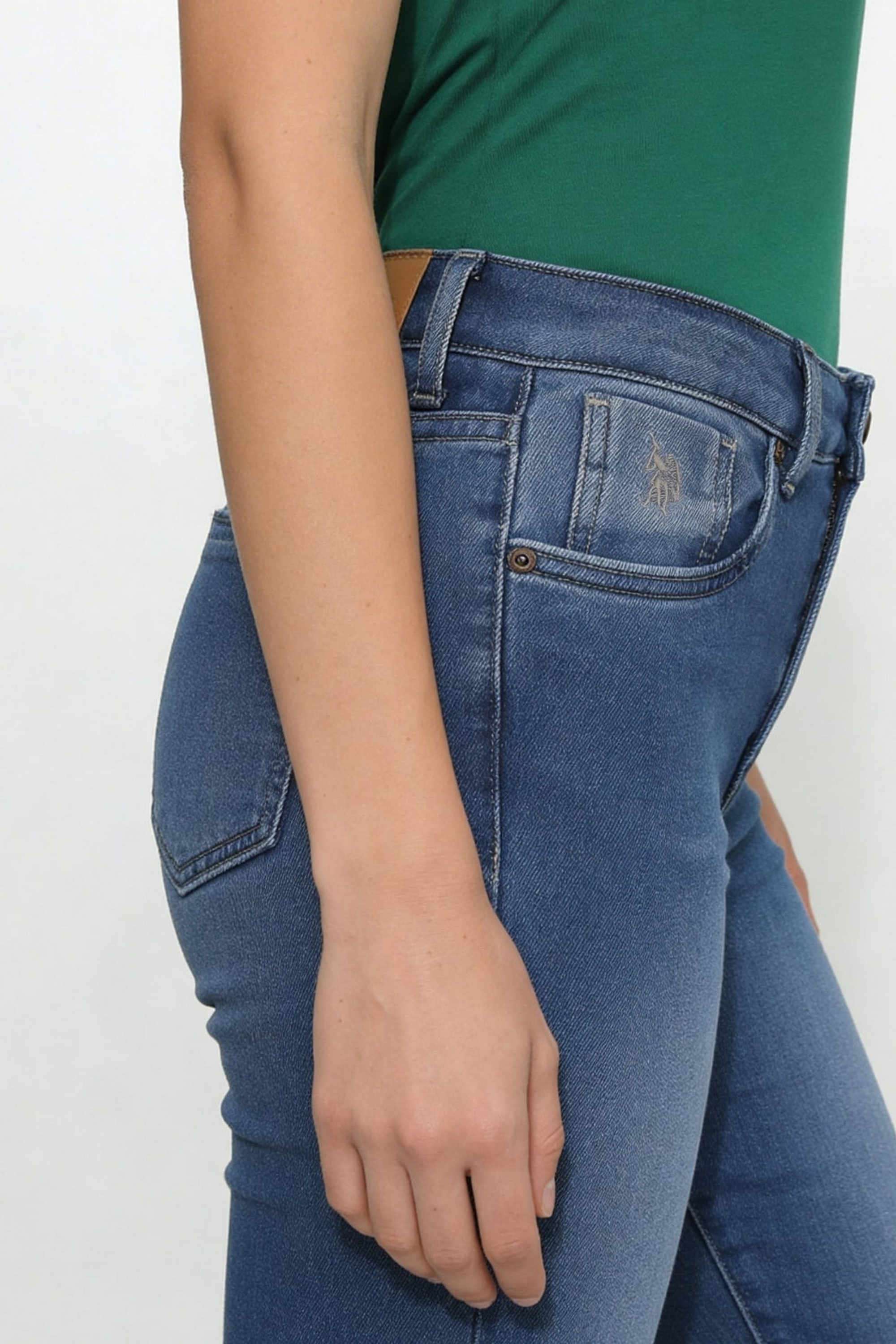 Solid-Cotton-Relaxed-Fit-Women-s-Jeans