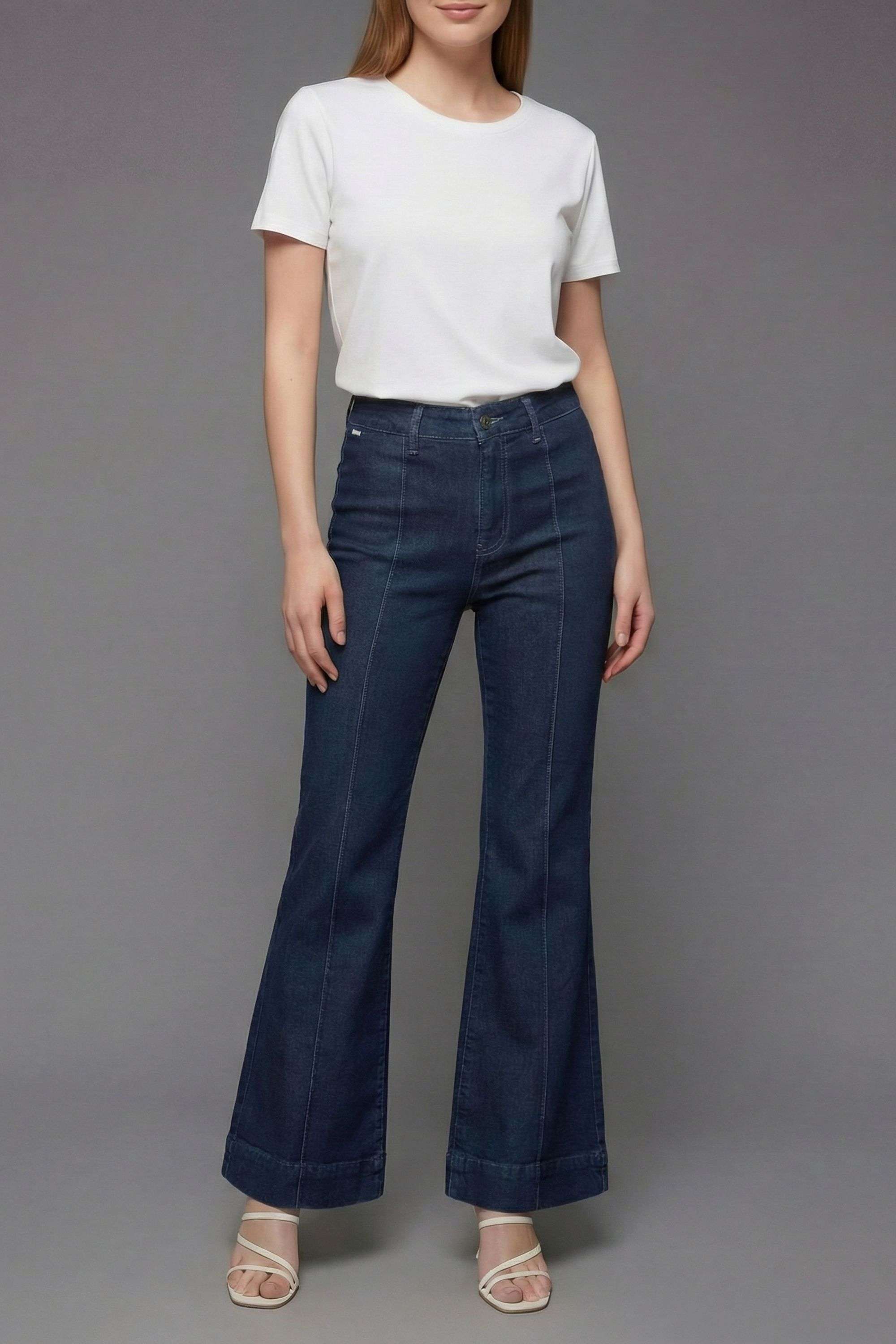 High-Rise-Blended-Fabric-Regular-Fit-Women-s-Jeans