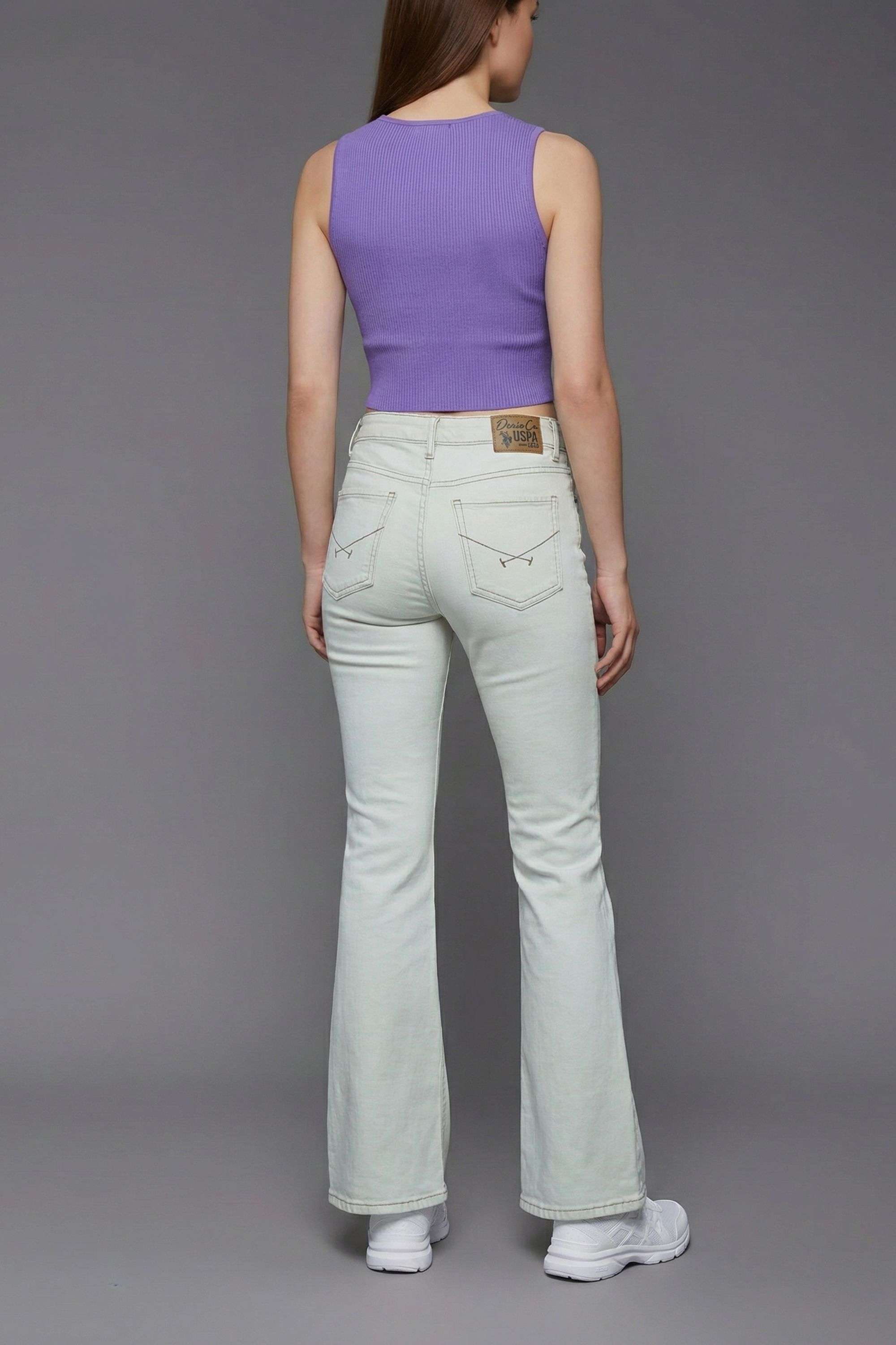 Low-Rise-Blended-Fabric-Regular-Fit-Women-s-Jeans